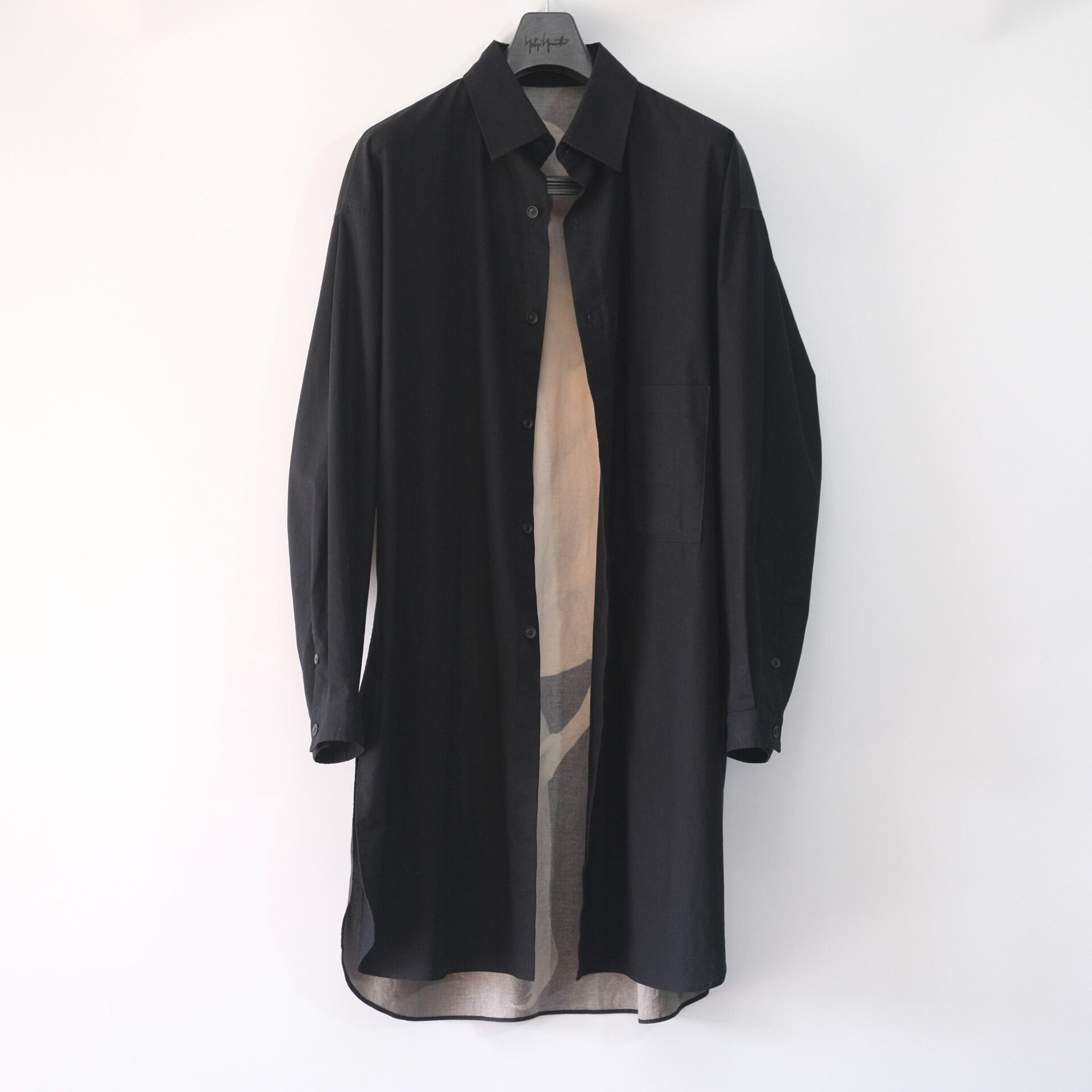 Yohji Yamamoto Black Cradle Shirt