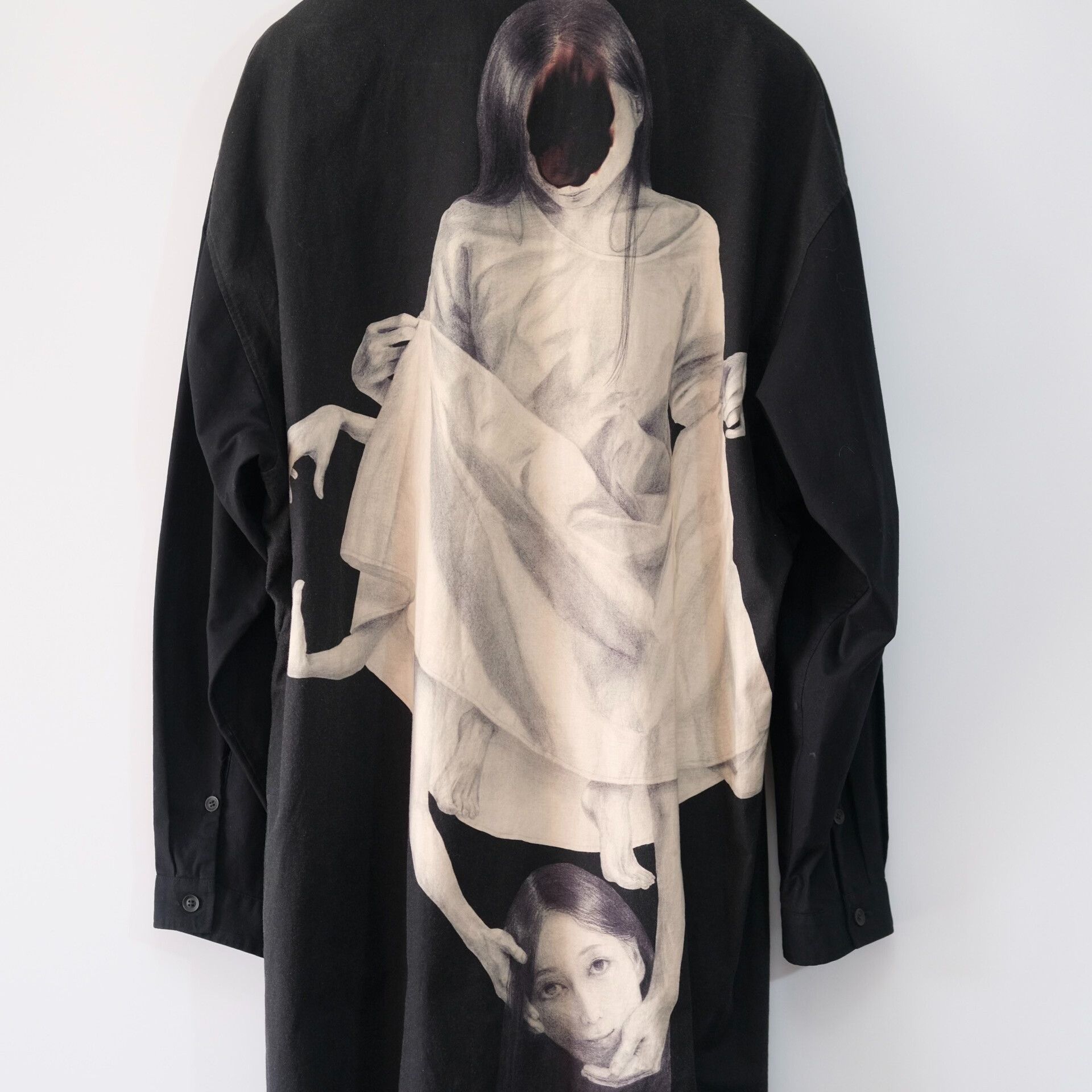 Yohji Yamamoto Black Cradle Shirt