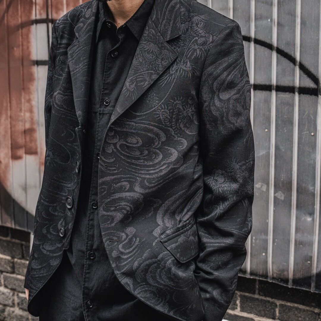 Yohji Yamamoto Yohji Yamamoto 22AW Dragon Pattern Jacket Size US M / EU 48-50 / 2 - 3 Thumbnail