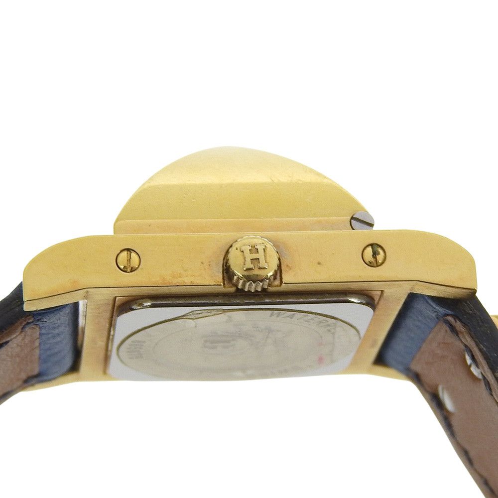 Hermes Hermes Hermès Medor Gold Plated Metal Quartz DUTY FREE for USA Size ONE SIZE - 7 Thumbnail
