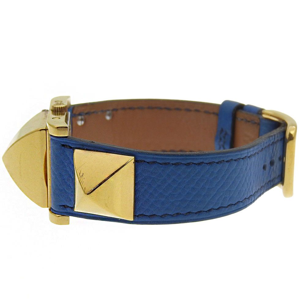 Hermes Hermes Hermès Medor Gold Plated Metal Quartz DUTY FREE for USA Size ONE SIZE - 4 Thumbnail