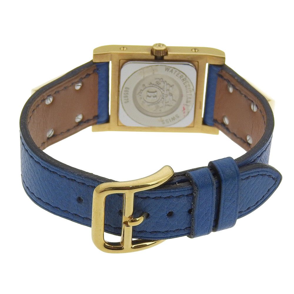 Hermes Hermes Hermès Medor Gold Plated Metal Quartz DUTY FREE for USA Size ONE SIZE - 5 Thumbnail
