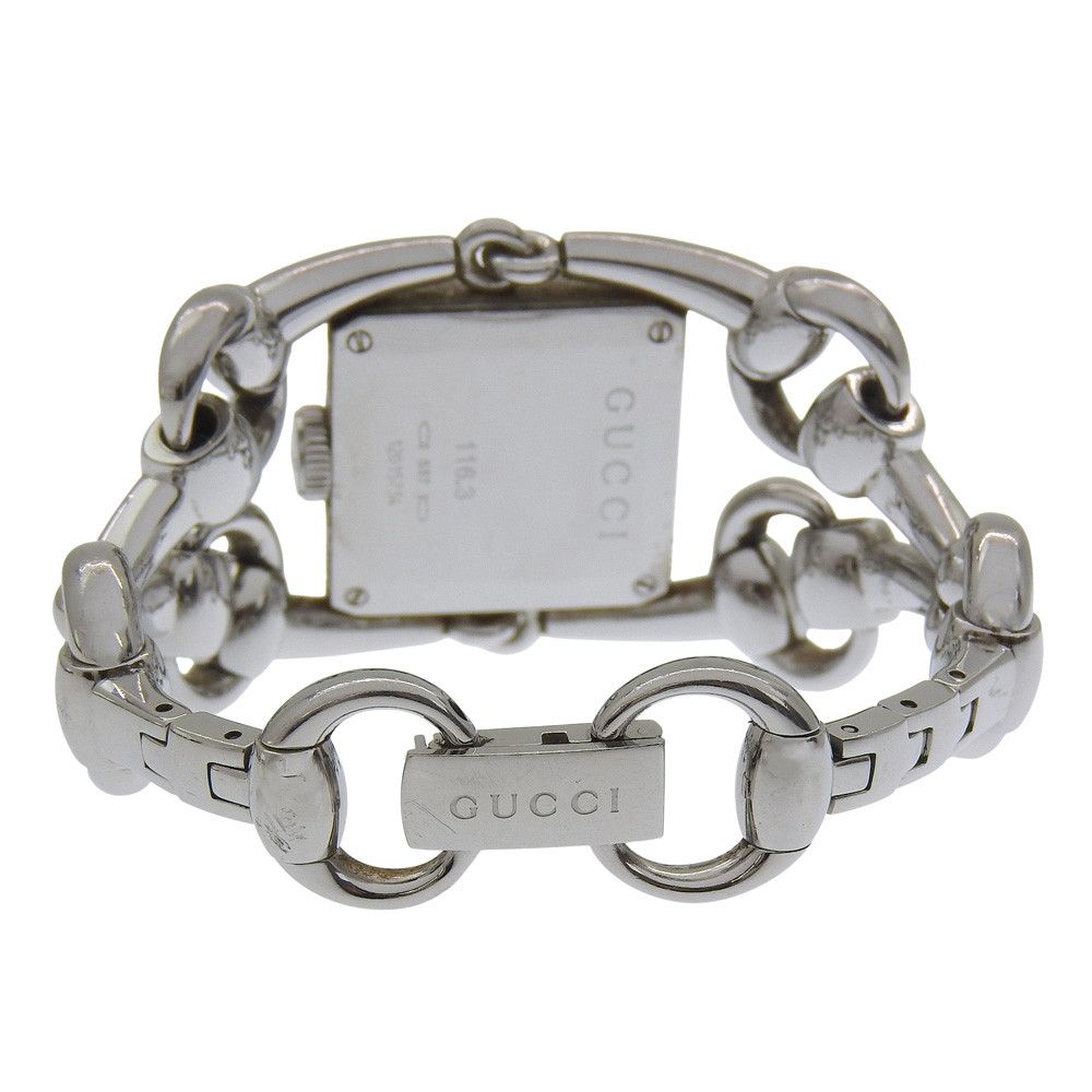 Gucci Gucci Gucci Signoria Stainless Steel Watch Metal Quartz 116.3 DUTY FREE for USA Size ONE SIZE - 5 Thumbnail