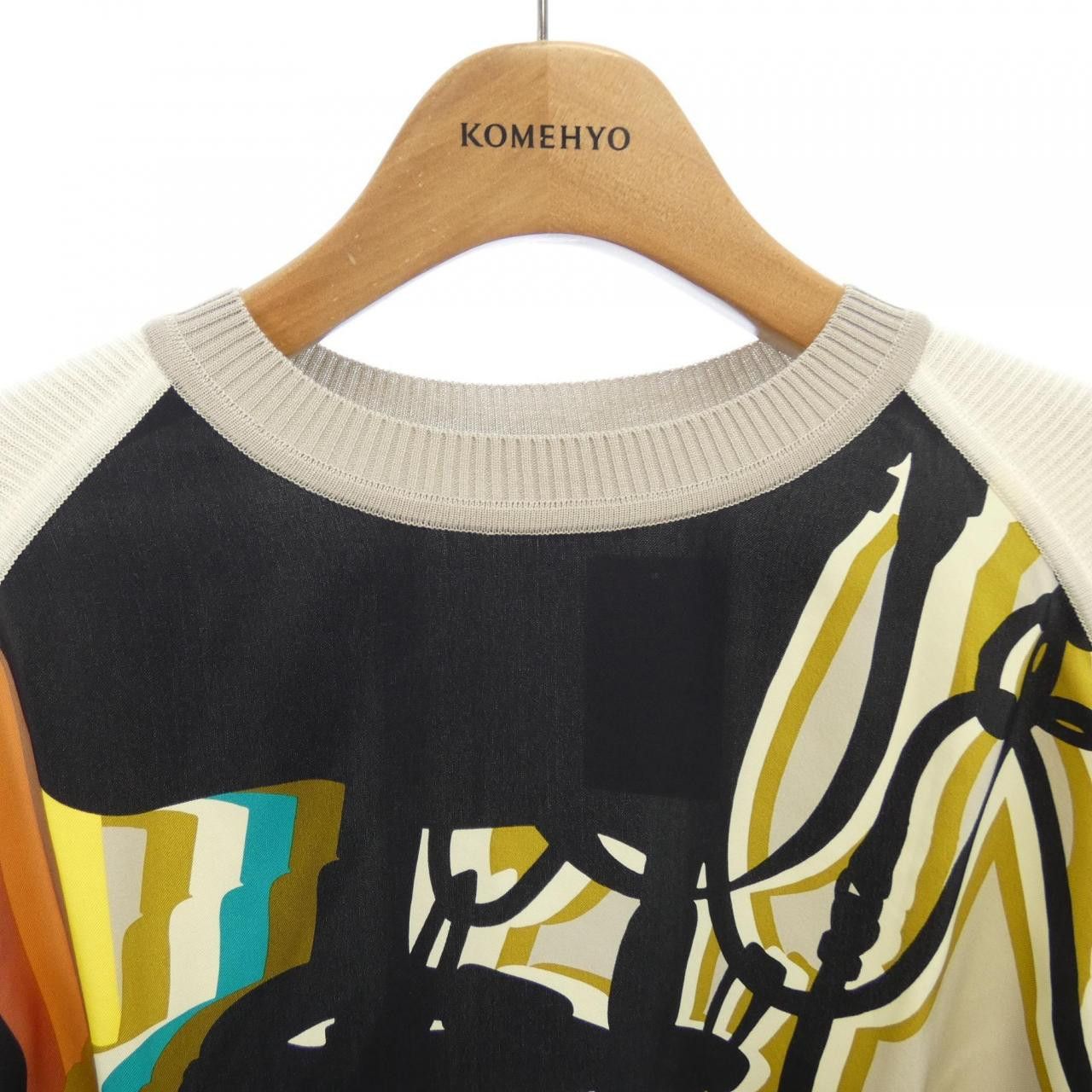 Hermes Hermes Hermes Twillene Knitwear Textile Tops DUTY FREE for USA Size ONE SIZE - 5 Thumbnail