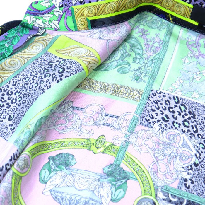 Versace Versace Versace HERITAGE FIT 100% Silk Shirt Textile Dress Shirt DUTY FREE for USA Size ONE SIZE - 13 Thumbnail