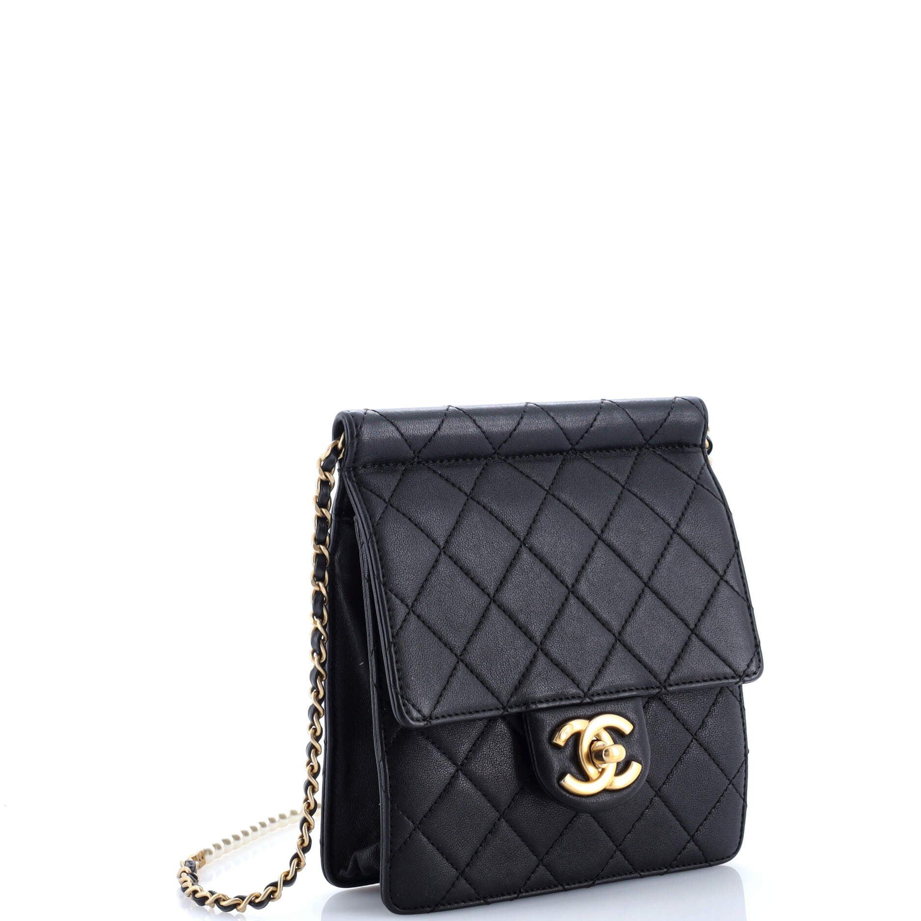 Chanel Pearl Chain Flap Bag Size ONE SIZE - 2 Thumbnail