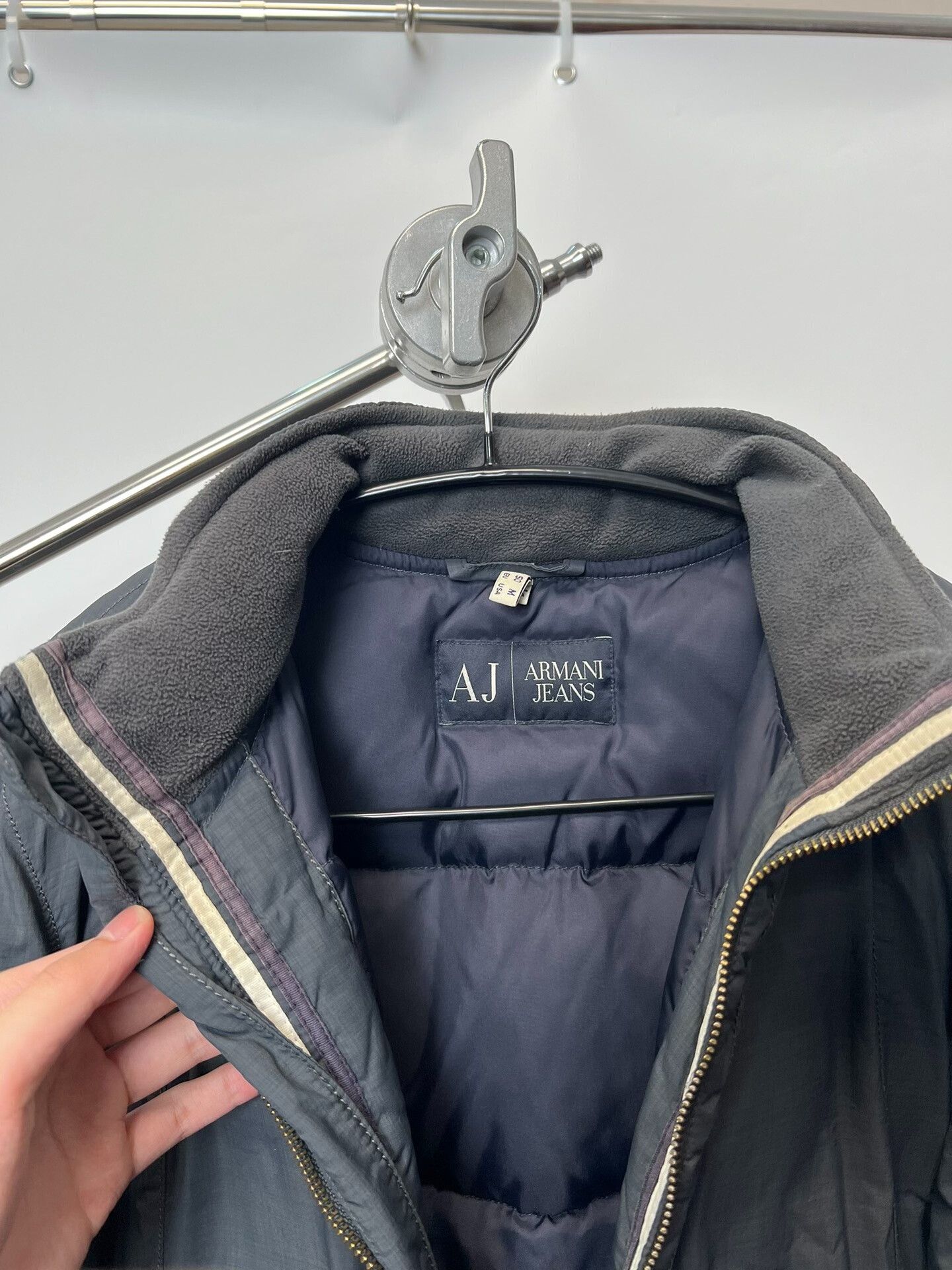 Armani Armani Balloon Down Jacket - Size M Size US M / EU 48-50 / 2 - 6 Thumbnail