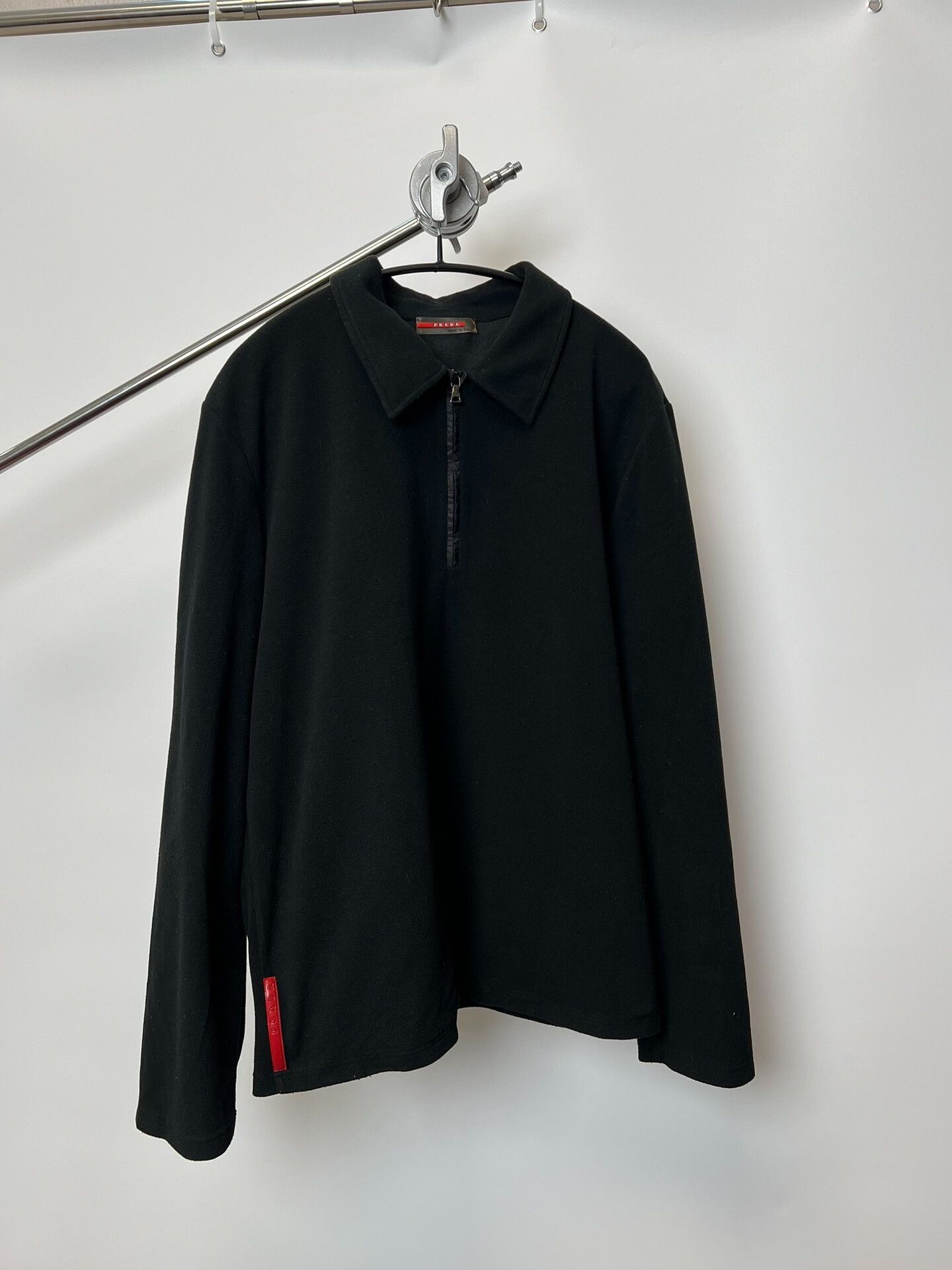 Prada Prada Vintage Sports Half-Zip Fleece Jacket Size US XL / EU 56 / 4 - 2 Thumbnail