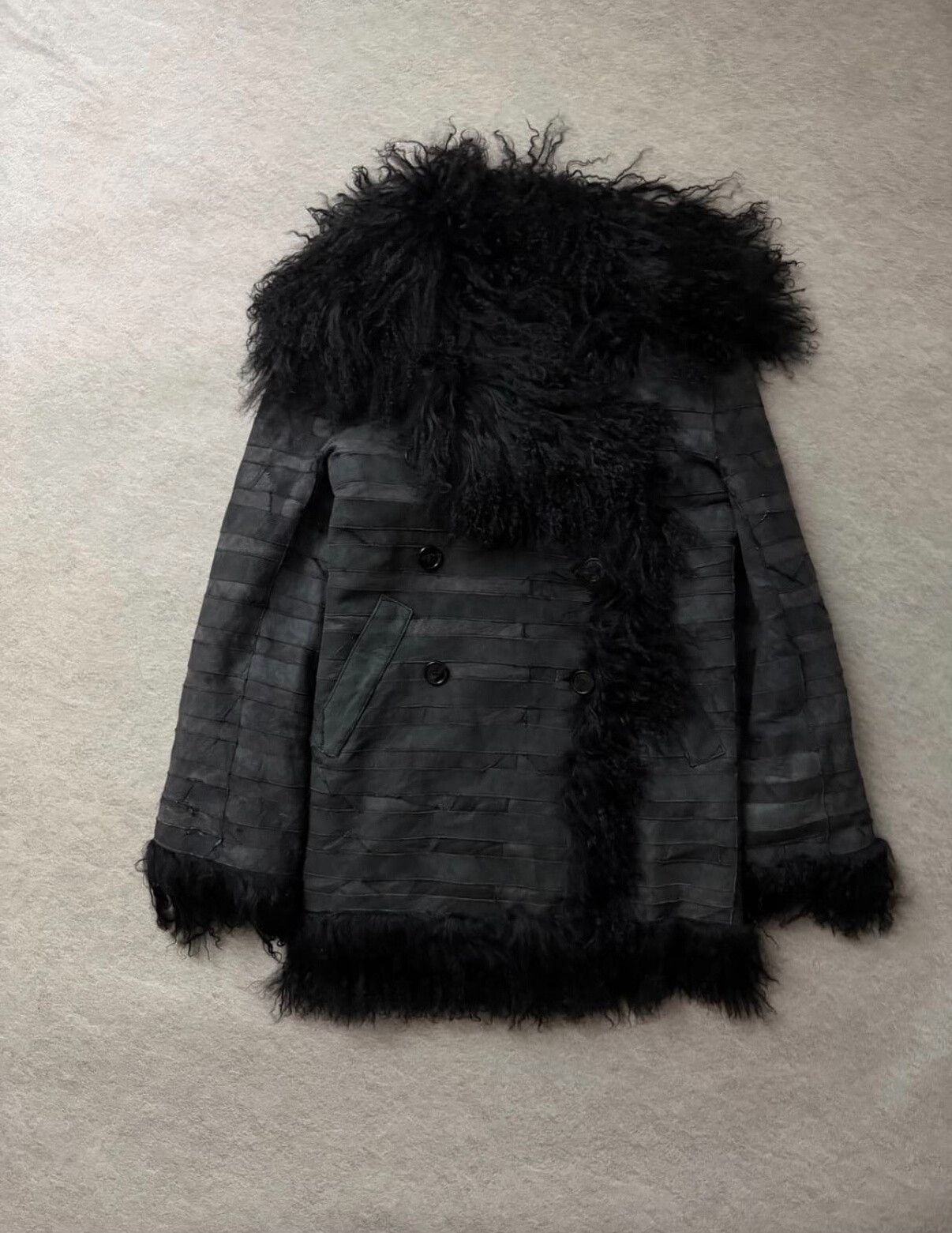 Ann Demeulemeester Ann Demeulemeester Double-Sided Fur Coat Size XS / US 0-2 / IT 36-38 - 4 Thumbnail