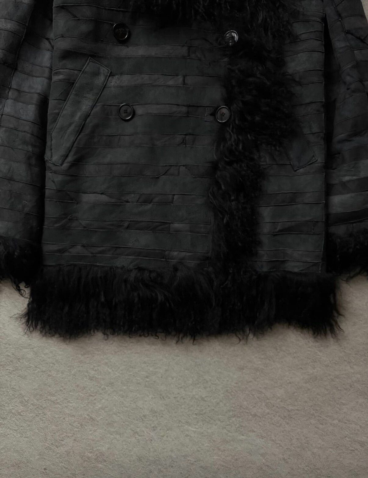 Ann Demeulemeester Ann Demeulemeester Double-Sided Fur Coat Size XS / US 0-2 / IT 36-38 - 9 Thumbnail