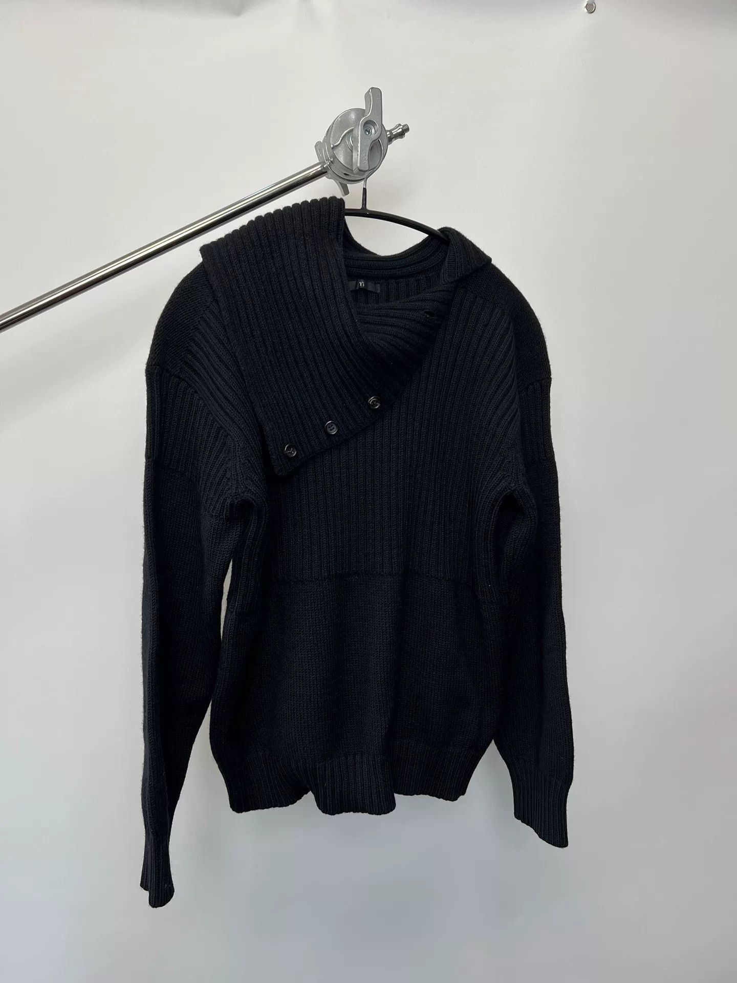 Yohji Yamamoto Yohji Yamamoto Wool Knit Sweater Size US L / EU 52-54 / 3 - 2 Thumbnail