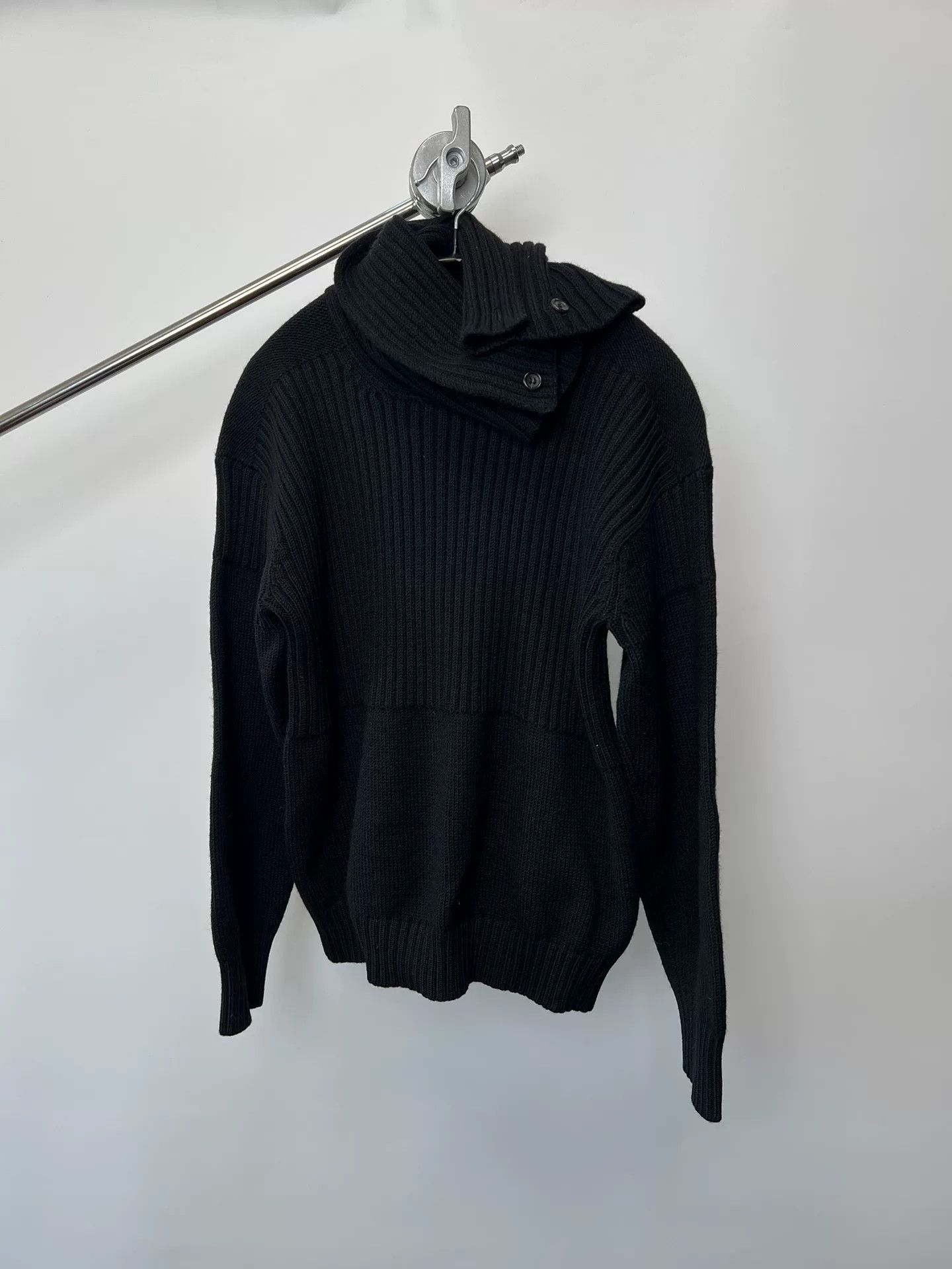 Yohji Yamamoto Yohji Yamamoto Wool Knit Sweater Size US L / EU 52-54 / 3 - 3 Thumbnail
