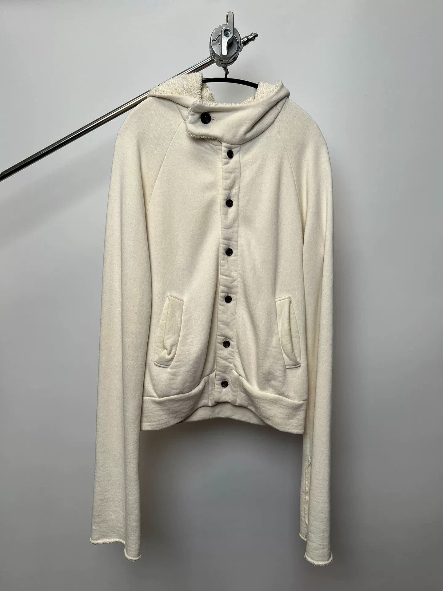 Yohji Yamamoto Yohji Yamamoto Long Sleeve Fleece Hoodie Size US M / EU 48-50 / 2 - 5 Thumbnail