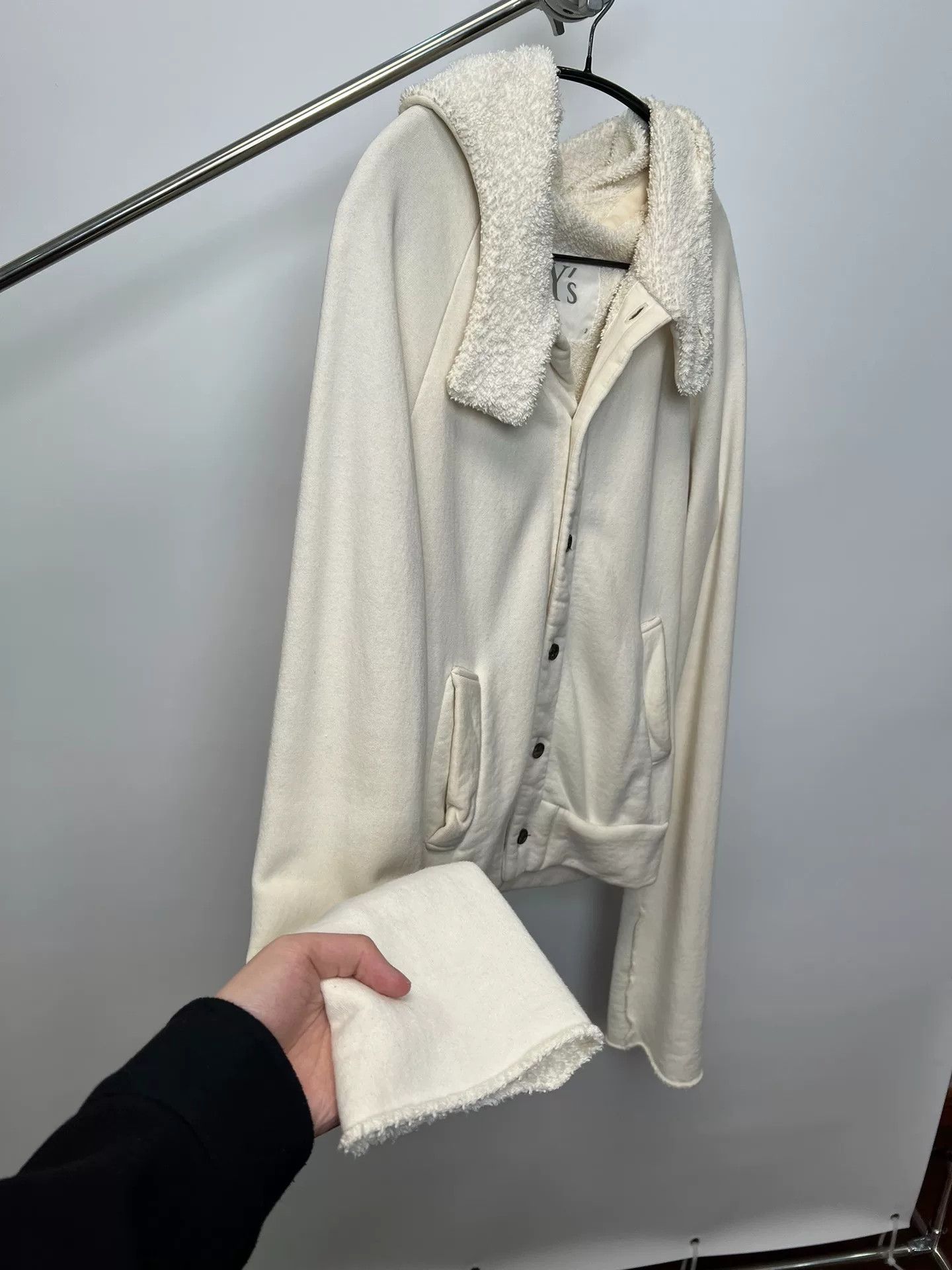 Yohji Yamamoto Yohji Yamamoto Long Sleeve Fleece Hoodie Size US M / EU 48-50 / 2 - 4 Thumbnail