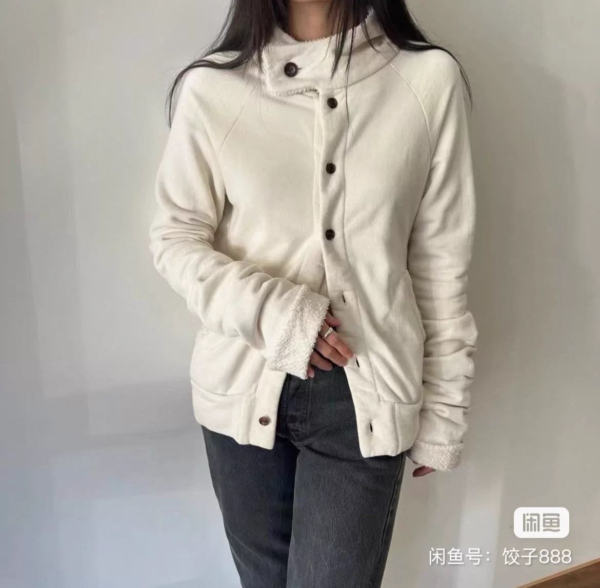 Yohji Yamamoto Yohji Yamamoto Long Sleeve Fleece Hoodie Size US M / EU 48-50 / 2 - 9 Thumbnail