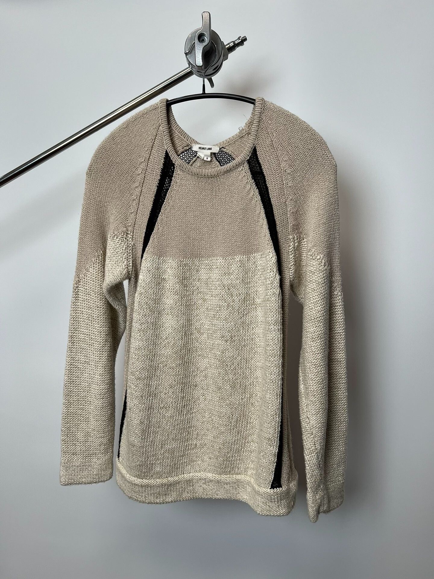 Helmut Lang Helmut Lang Color Block Sweater Size S / US 4 / IT 40 - 2 Thumbnail