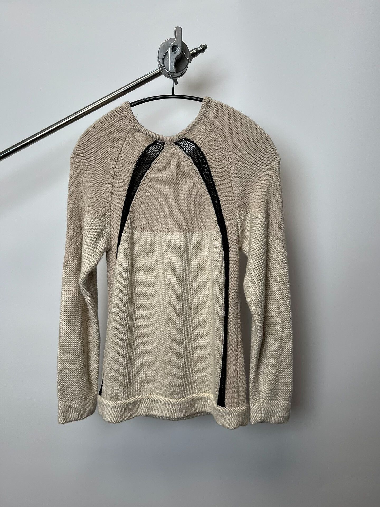 Helmut Lang Helmut Lang Color Block Sweater Size S / US 4 / IT 40 - 6 Thumbnail