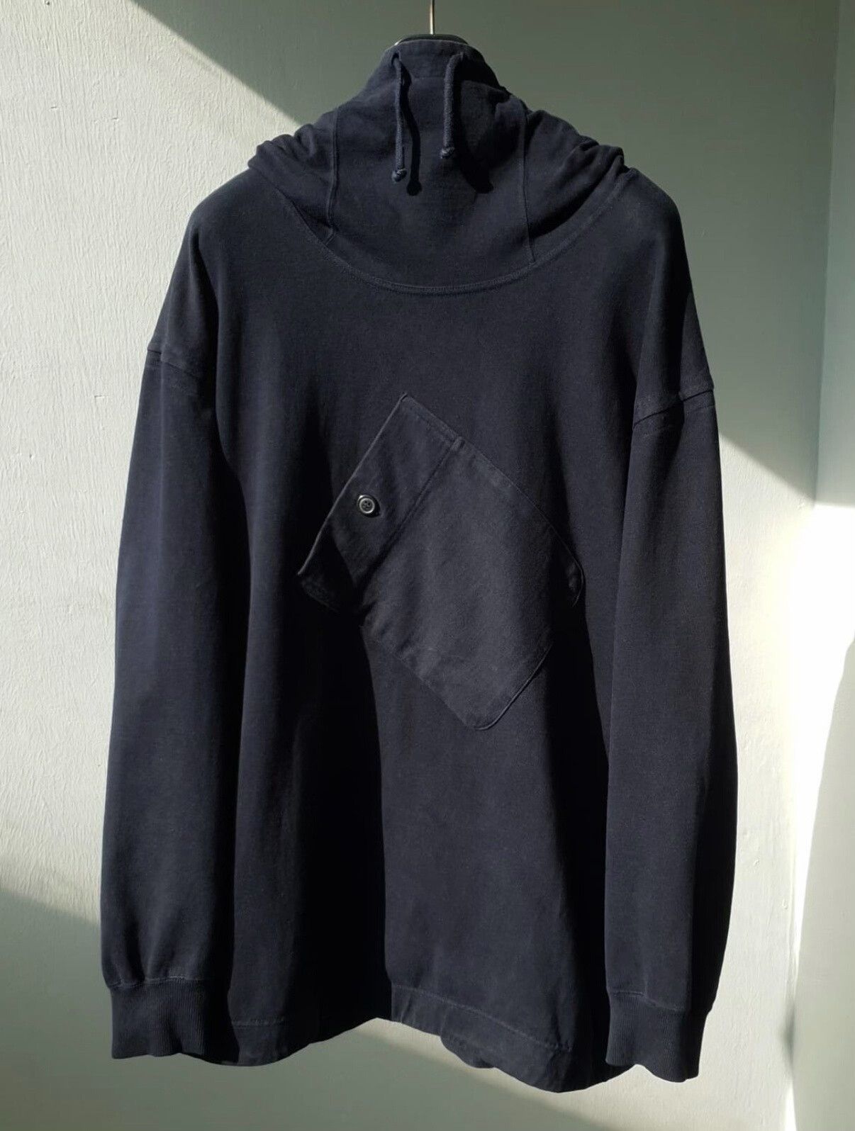 Issey Miyake Issey Miyake 90s Pocket Hooded Sweatshirt Size US M / EU 48-50 / 2 - 2 Thumbnail