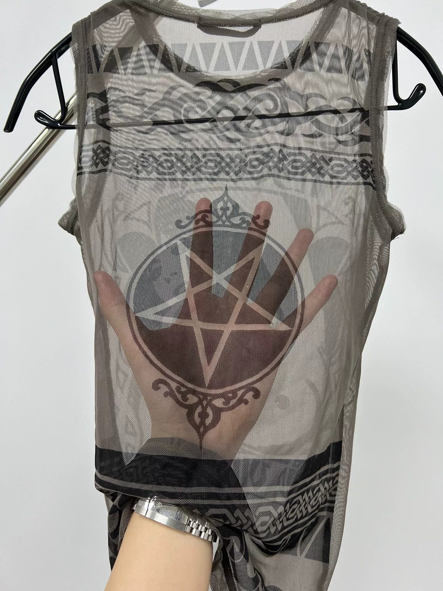 Hysteric Glamour Hysterics Printed Sheer Women’s Short Sleeve Tee Size S / US 4 / IT 40 - 5 Thumbnail