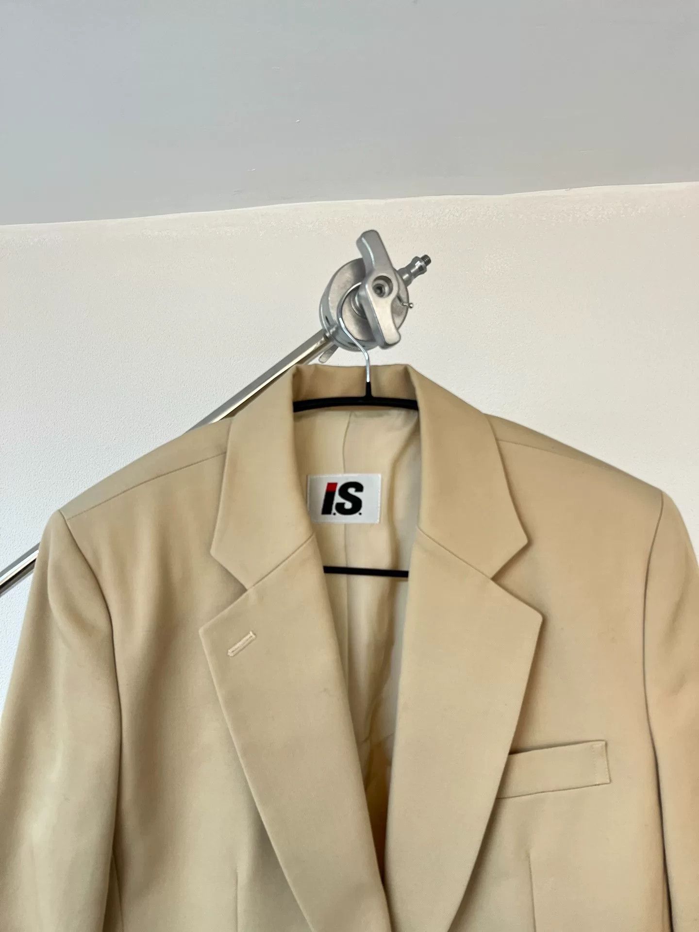 Issey Miyake Issey Miyake Beige Shoulder Pad Blazer Size US M / EU 48-50 / 2 - 3 Thumbnail