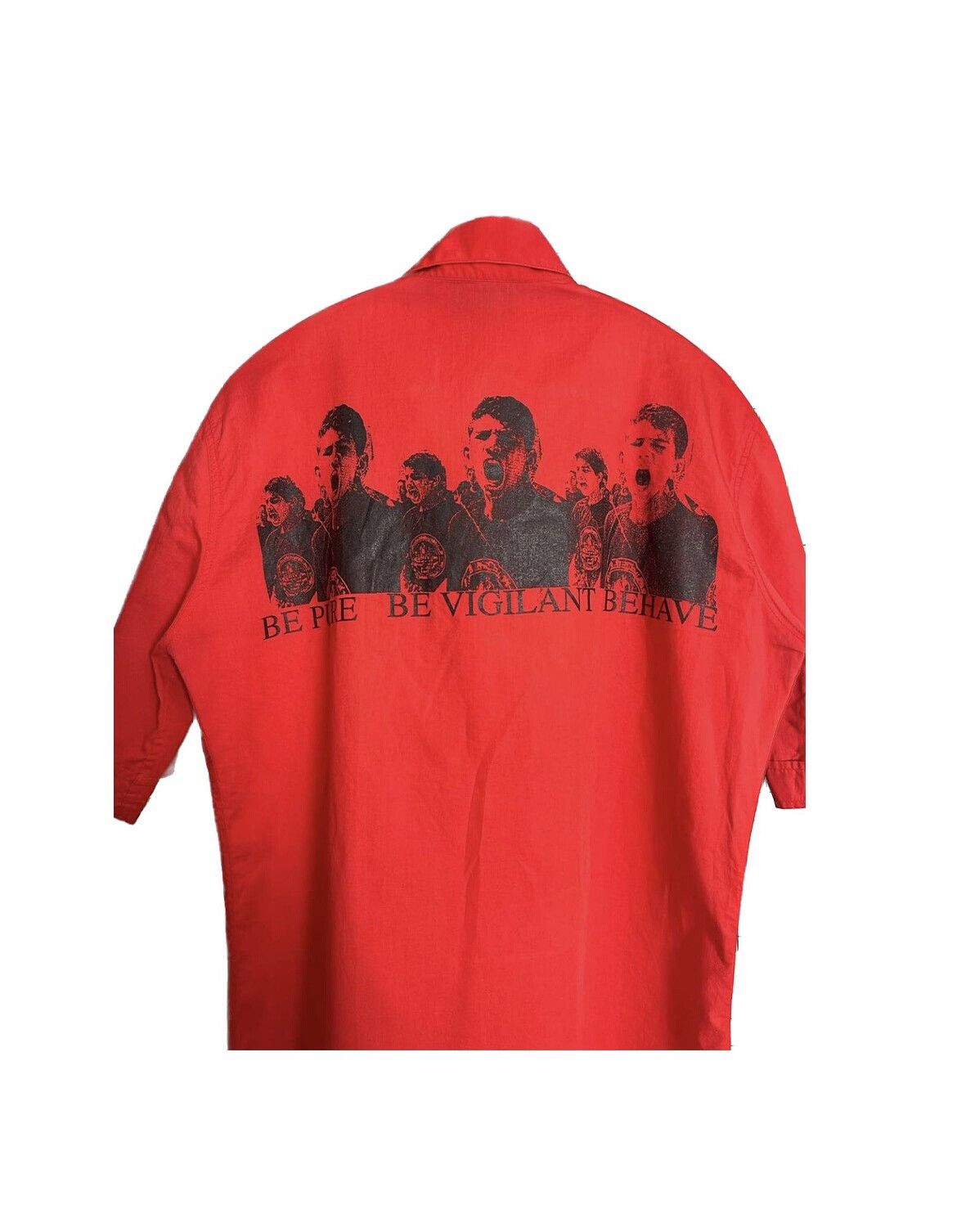 Raf Simons Raf Simons Red Button-Up Shirt Size US M / EU 48-50 / 2 - 3 Thumbnail