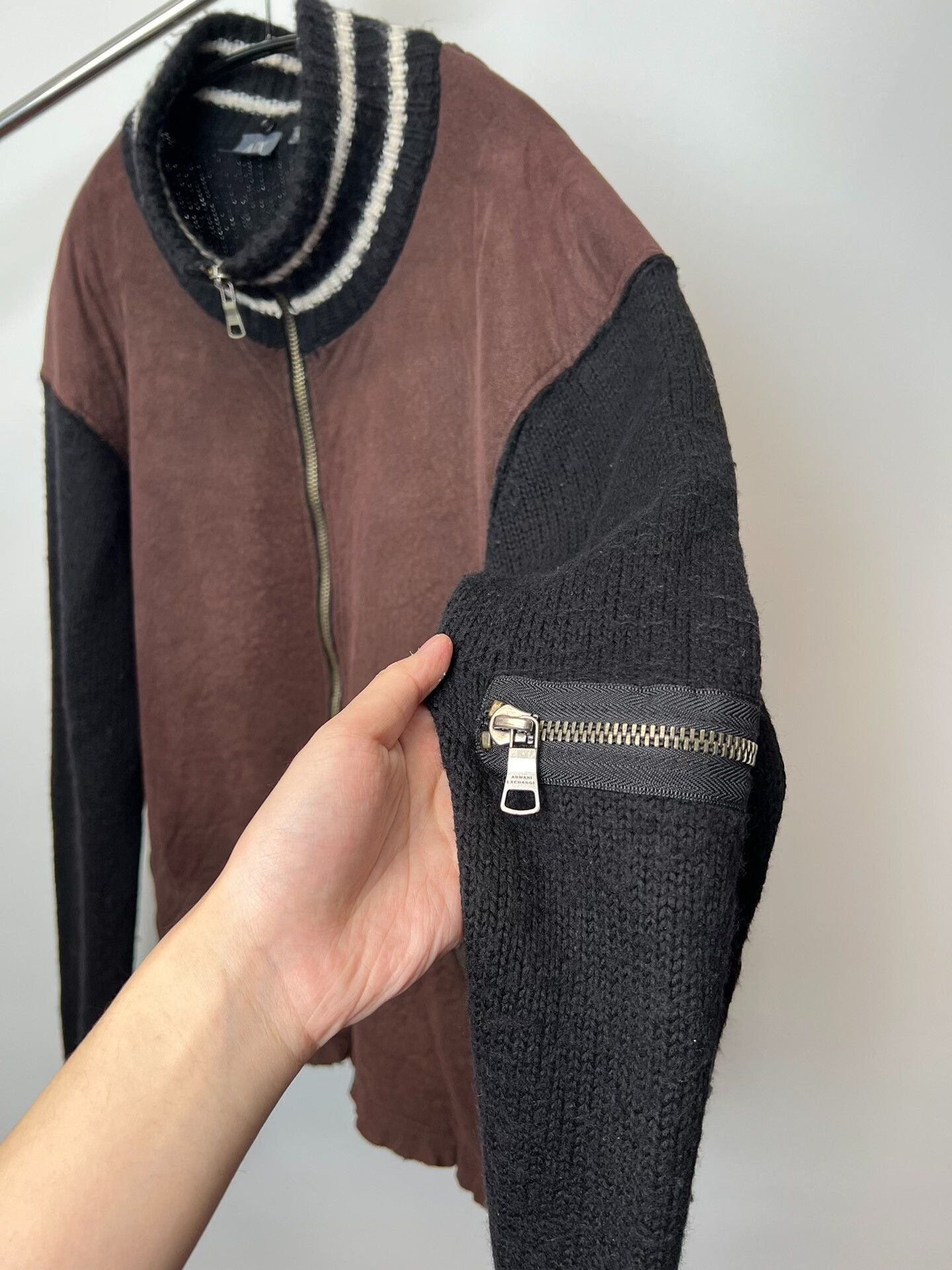 Armani Exchange Armani Exchange Suede Pullover Jacket Size US XL / EU 56 / 4 - 4 Thumbnail