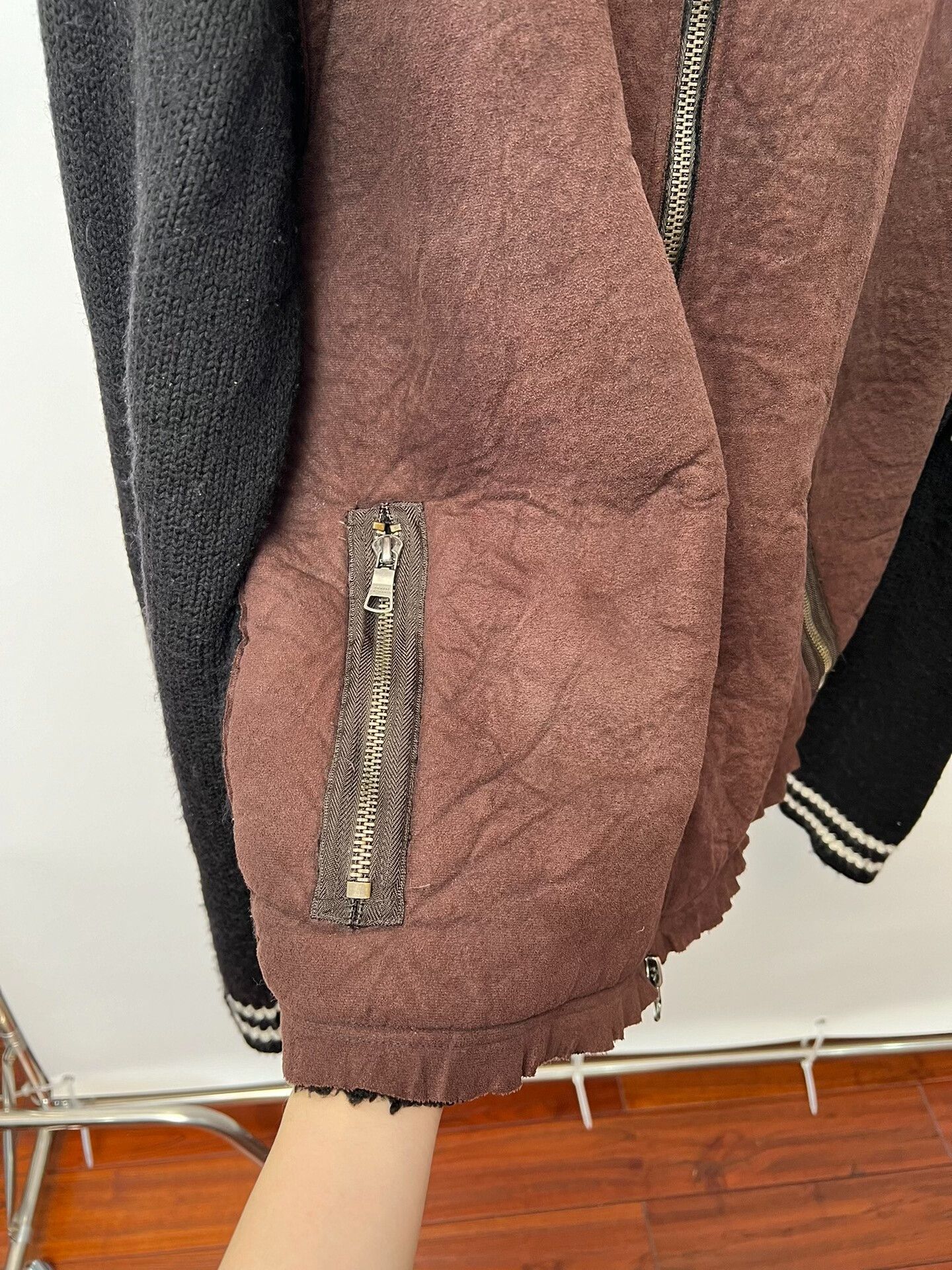 Armani Exchange Armani Exchange Suede Pullover Jacket Size US XL / EU 56 / 4 - 5 Thumbnail