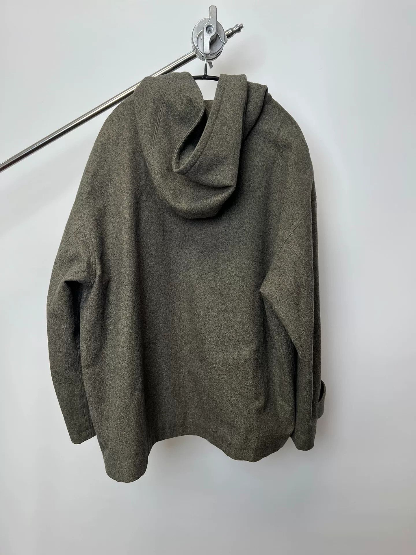 Yohji Yamamoto Stylish Wool Hooded Jacket by Yohji Yamamoto Size US M / EU 48-50 / 2 - 8 Thumbnail