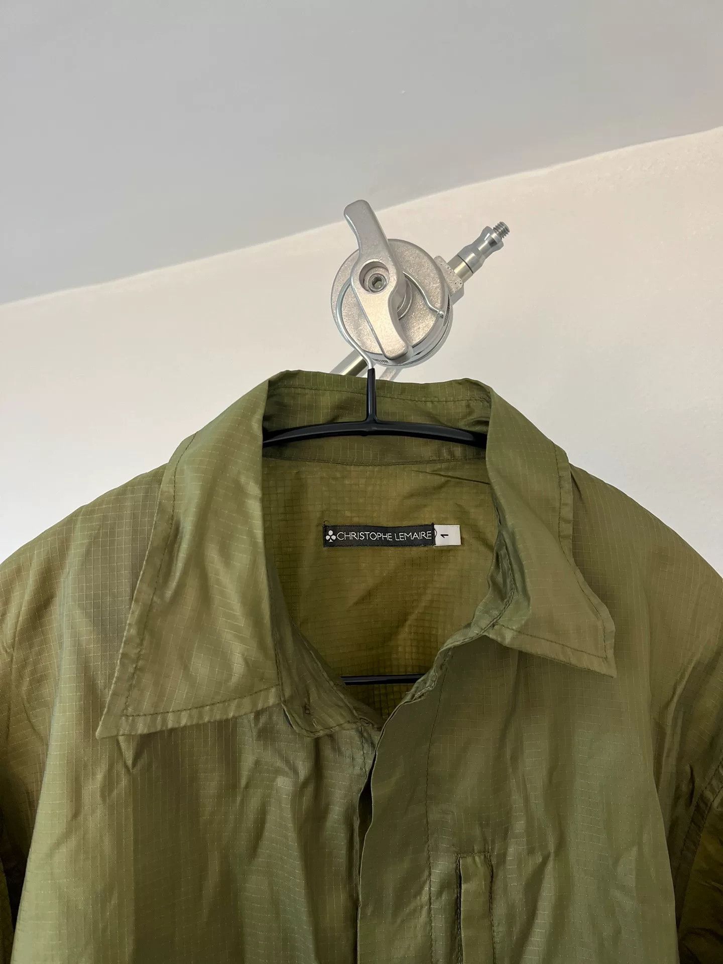 Lemaire Christophe Lemaire Nylon Check Shirt Size US S / EU 44-46 / 1 - 3 Thumbnail
