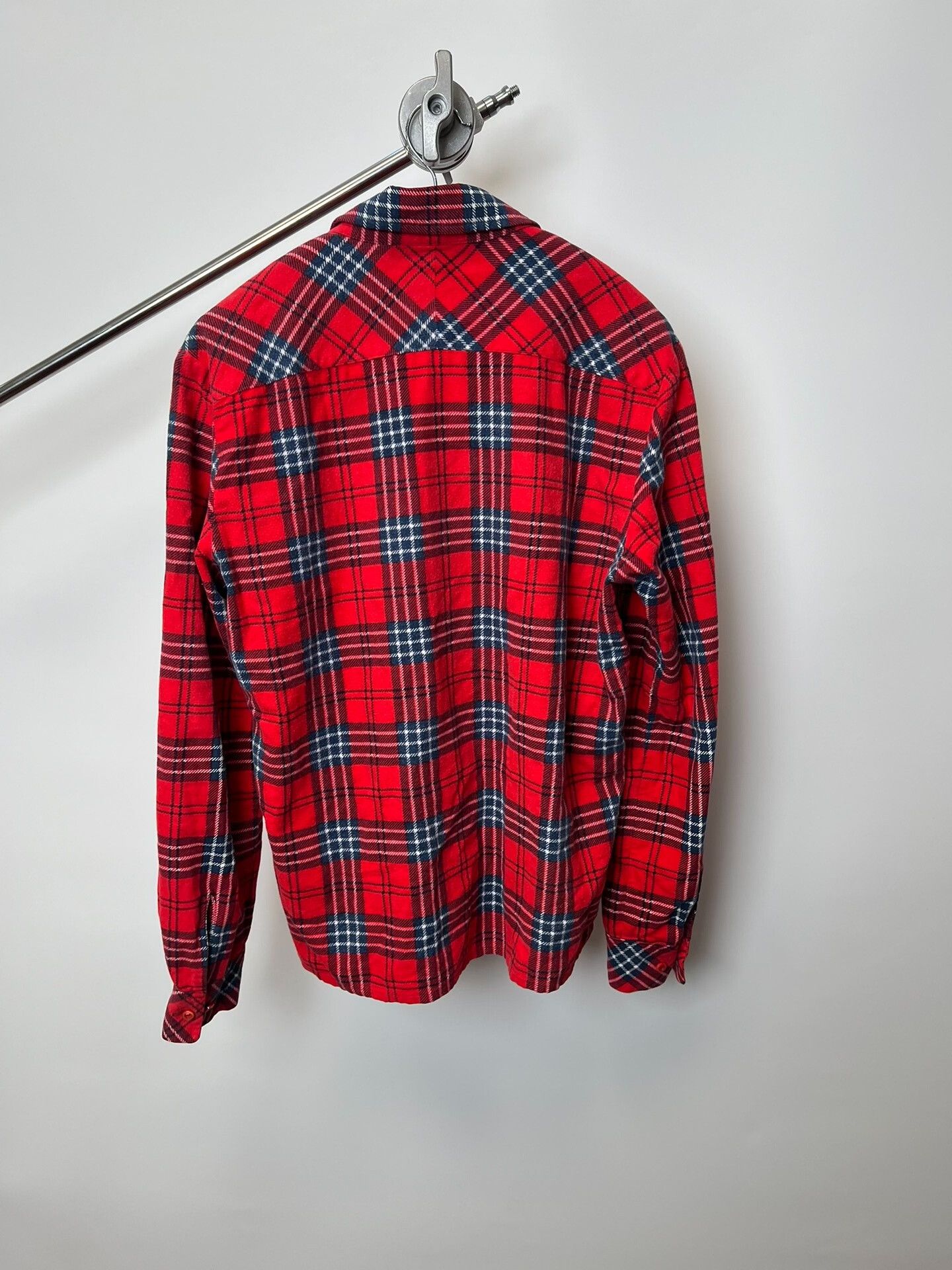 Number (N)ine Red Flannel Checkered Shirt by Number (N)ine Size US M / EU 48-50 / 2 - 6 Thumbnail