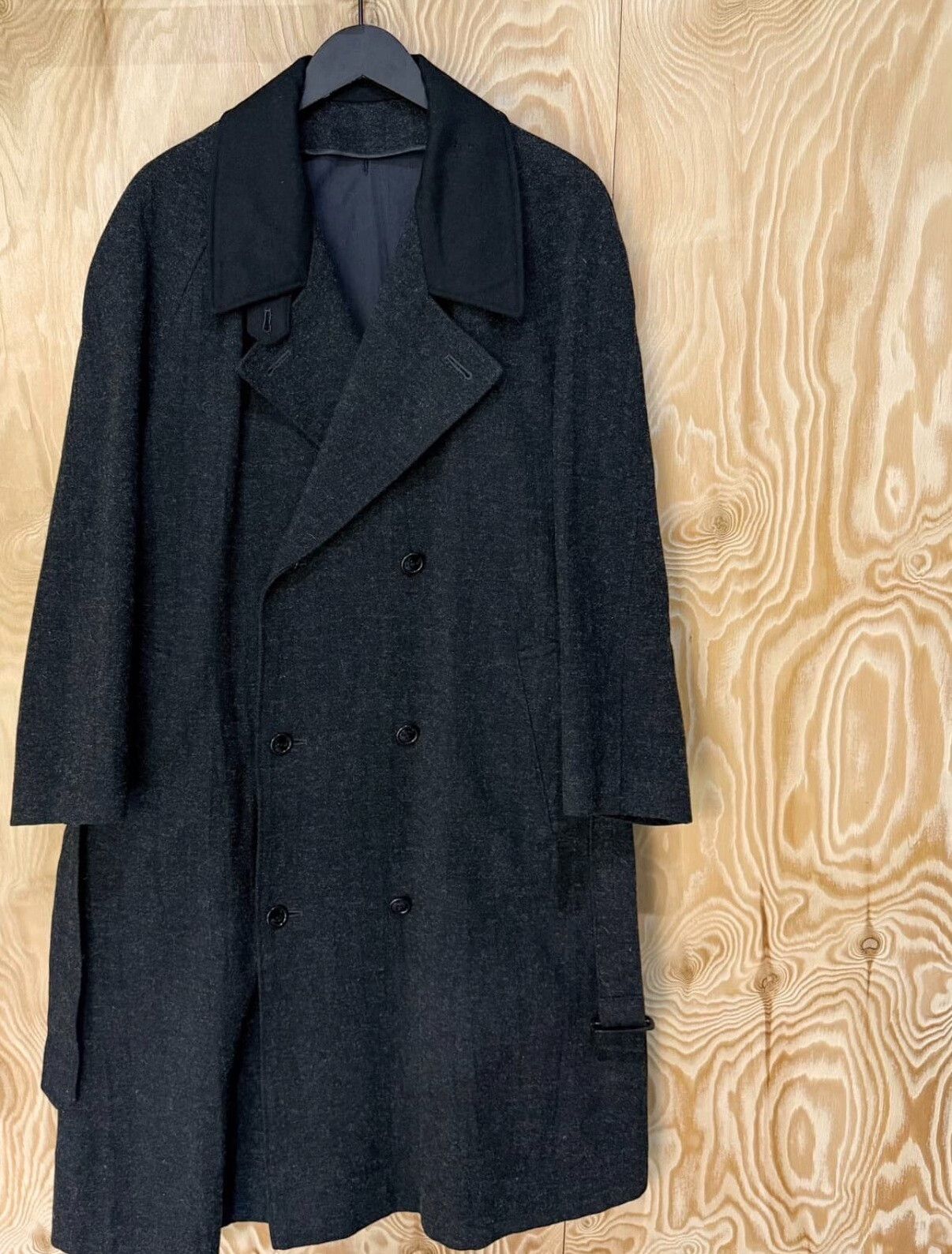 Yohji Yamamoto Yohji Yamamoto 80s Wool Double-Breasted Coat Size US S / EU 44-46 / 1 - 3 Thumbnail