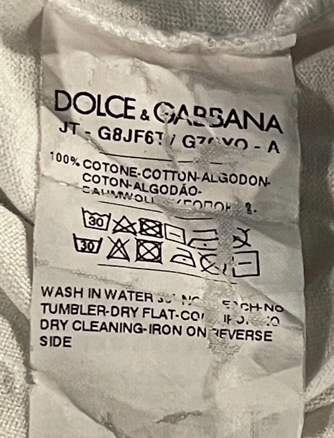 Dolce & Gabbana Dolce&Gabbana Vintage T-Shirt Short Sleeve Size US M / EU 48-50 / 2 - 3 Thumbnail