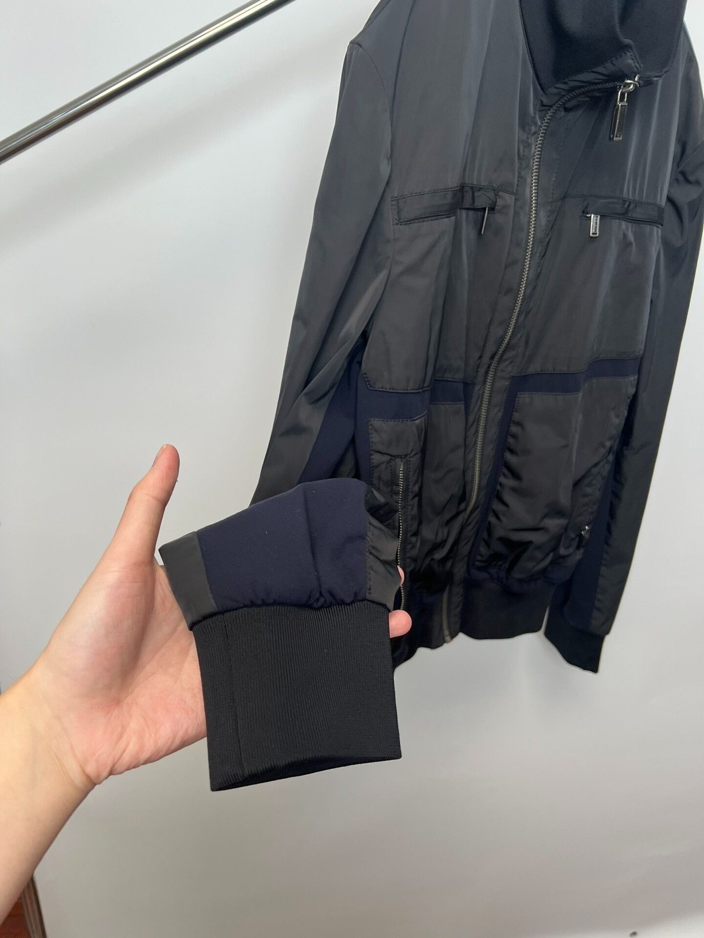 Dirk Bikkembergs Dirk Bikkembergs Color-Blocked Nylon Jacket Size US L / EU 52-54 / 3 - 5 Thumbnail