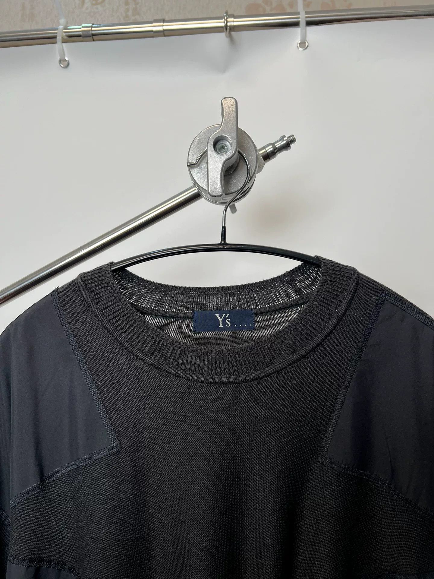 Yohji Yamamoto Yohji Yamamoto Nylon Blend Knit Sweater Size US L / EU 52-54 / 3 - 3 Thumbnail