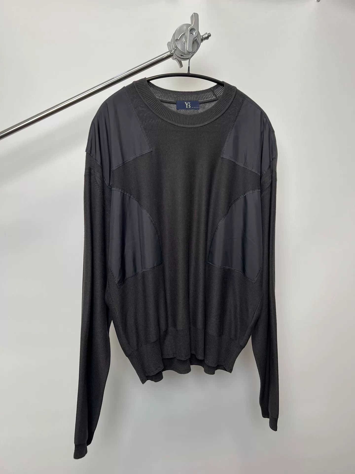 Yohji Yamamoto Yohji Yamamoto Nylon Blend Knit Sweater Size US L / EU 52-54 / 3 - 2 Thumbnail