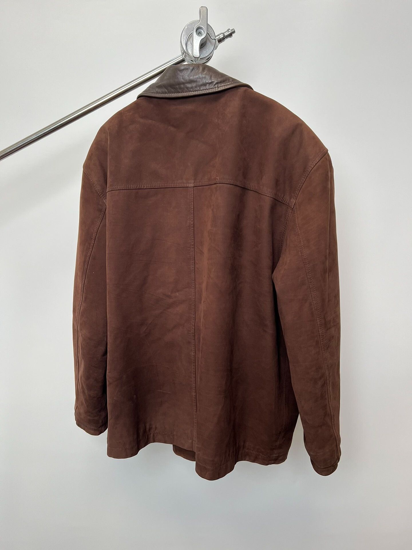 Yves Saint Laurent YVESSAINTLAURENT Vintage Jacket with Leather Details Size US L / EU 52-54 / 3 - 6 Thumbnail