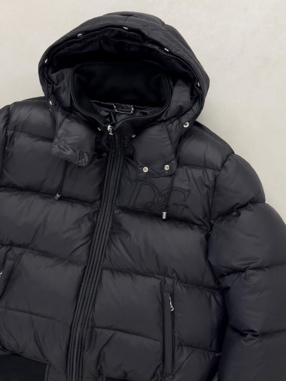 Dolce & Gabbana Dolce & Gabbana Embroidered Down Jacket Size US L / EU 52-54 / 3 - 4 Thumbnail