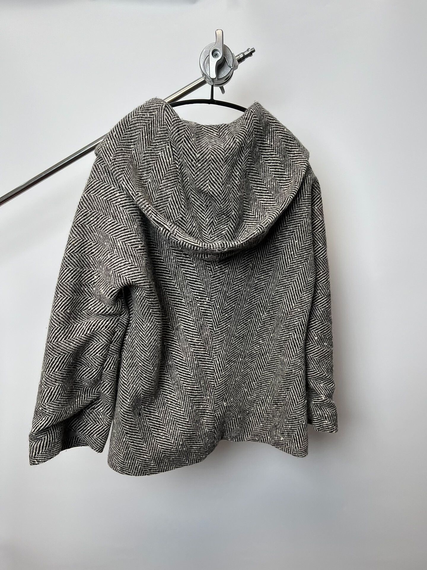 Yohji Yamamoto Yohji Yamamoto Houndstooth Cape Coat Size XL / US 12-14 / IT 48-50 - 5 Thumbnail