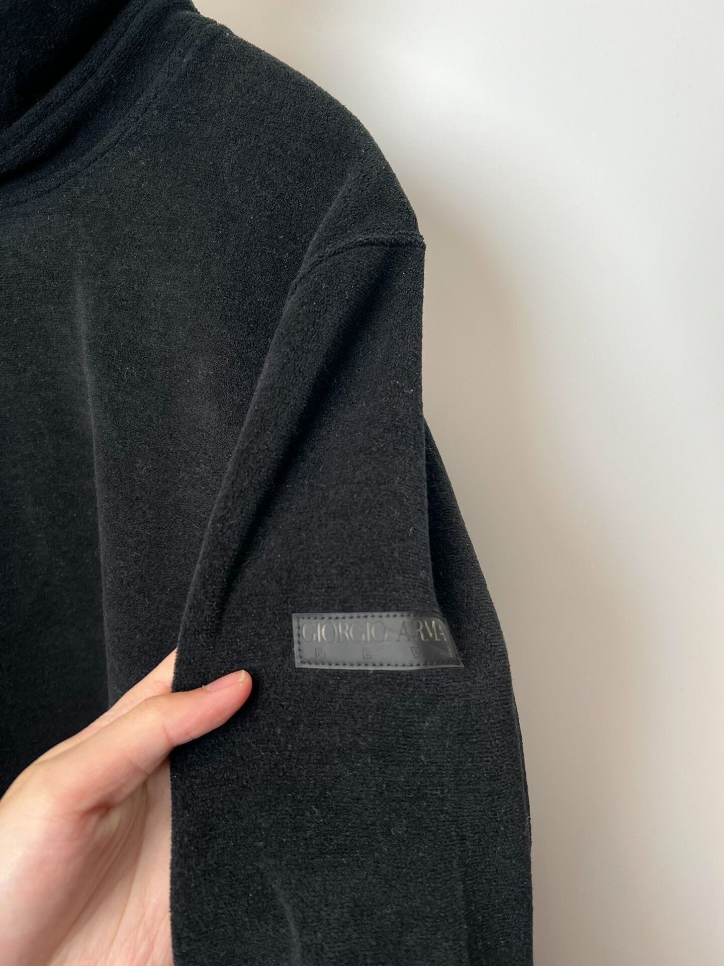 Giorgio Armani Giorgio Armani Ninja Hooded Fleece Jacket Size US XS / EU 42 / 0 - 3 Thumbnail