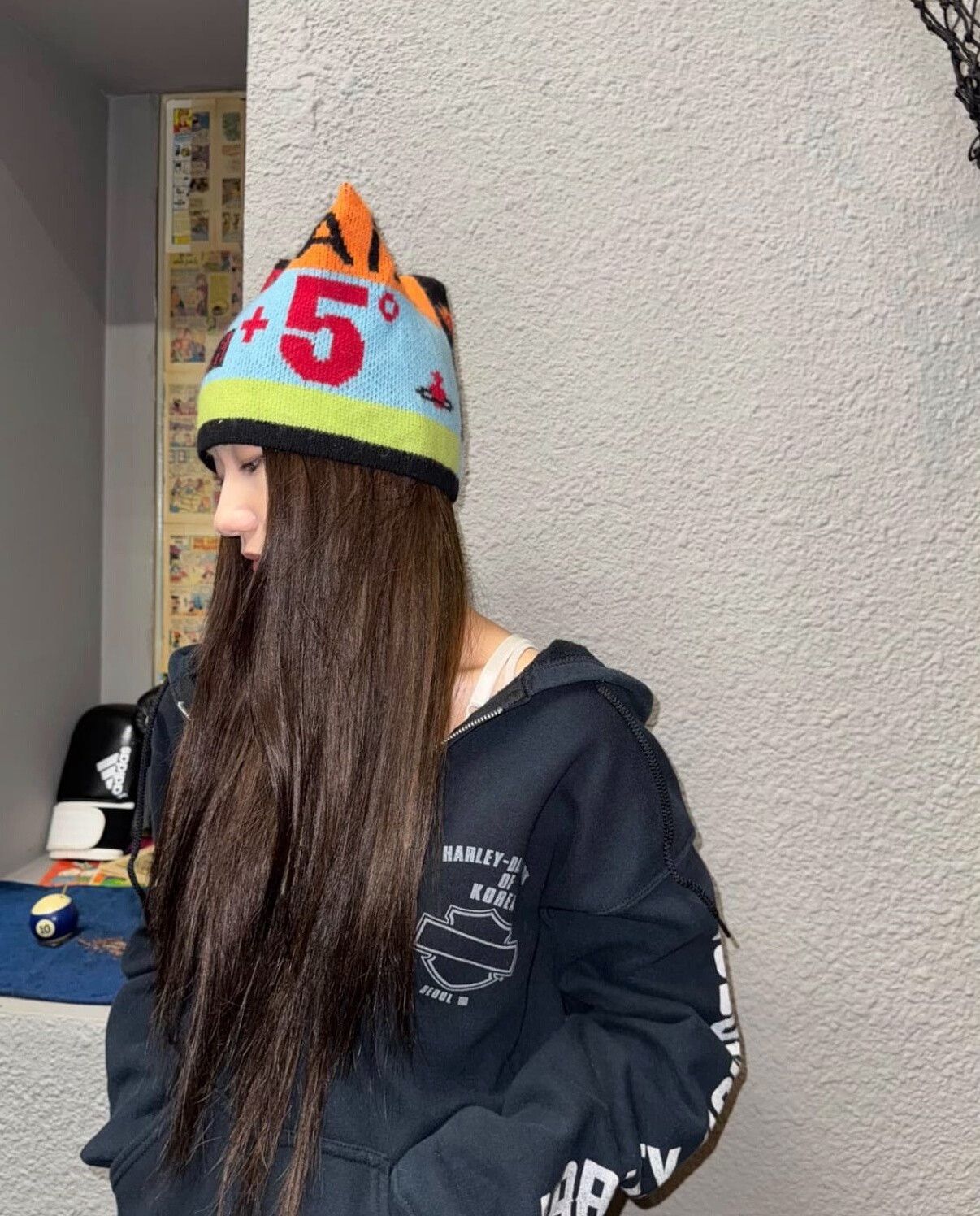 Vivienne Westwood Vivienne Westwood Knit Hat with Colorful Pattern Size ONE SIZE - 3 Thumbnail