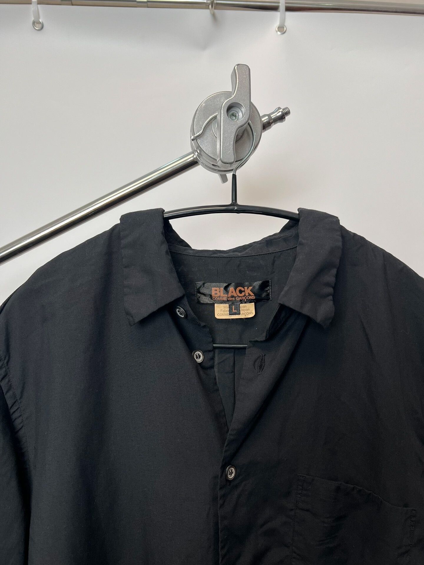 Comme des Garcons Comme des Garçons Black Lantern Sleeve Shirt Size US L / EU 52-54 / 3 - 3 Thumbnail