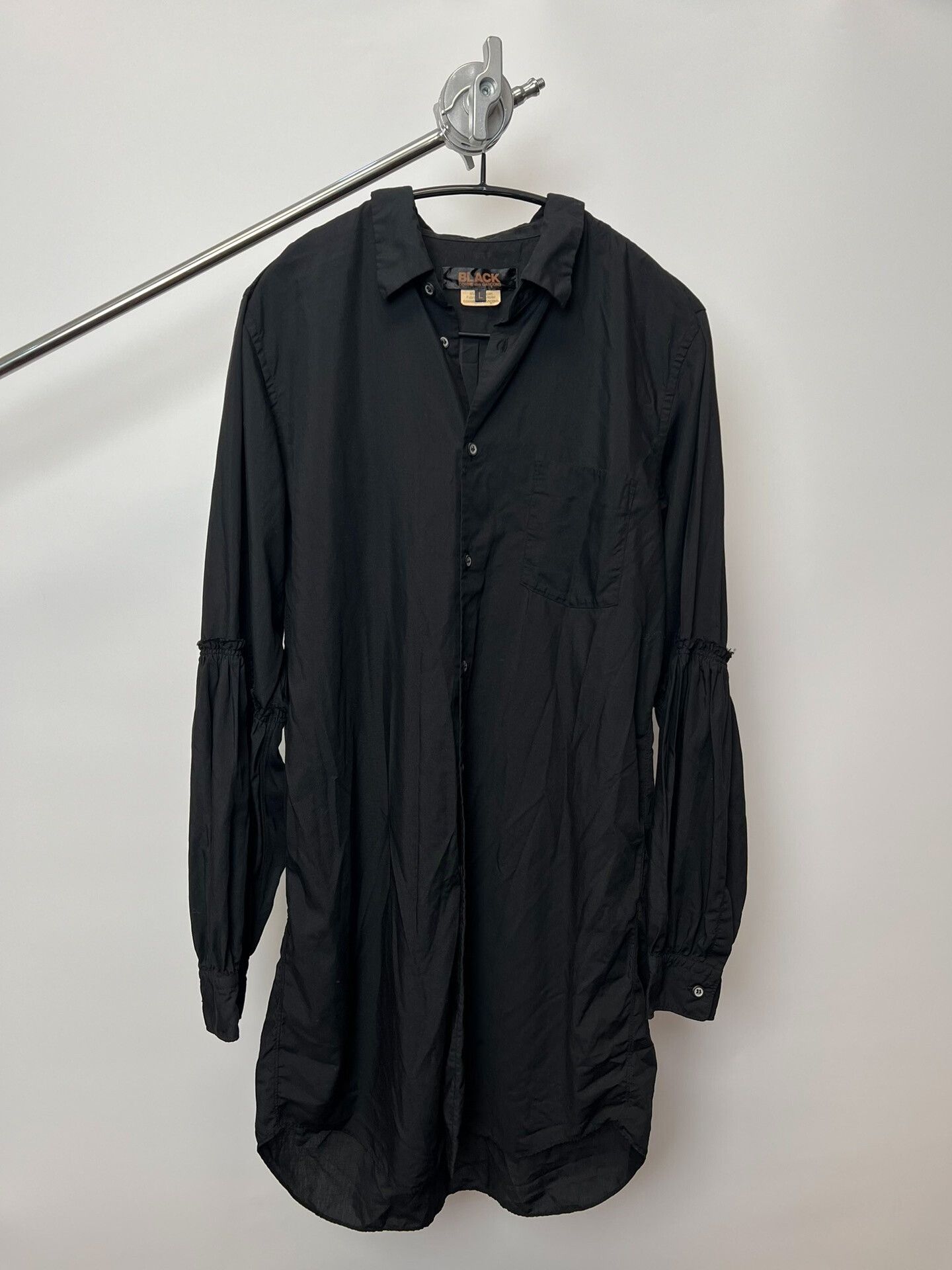 Comme des Garcons Comme des Garçons Black Lantern Sleeve Shirt Size US L / EU 52-54 / 3 - 2 Thumbnail
