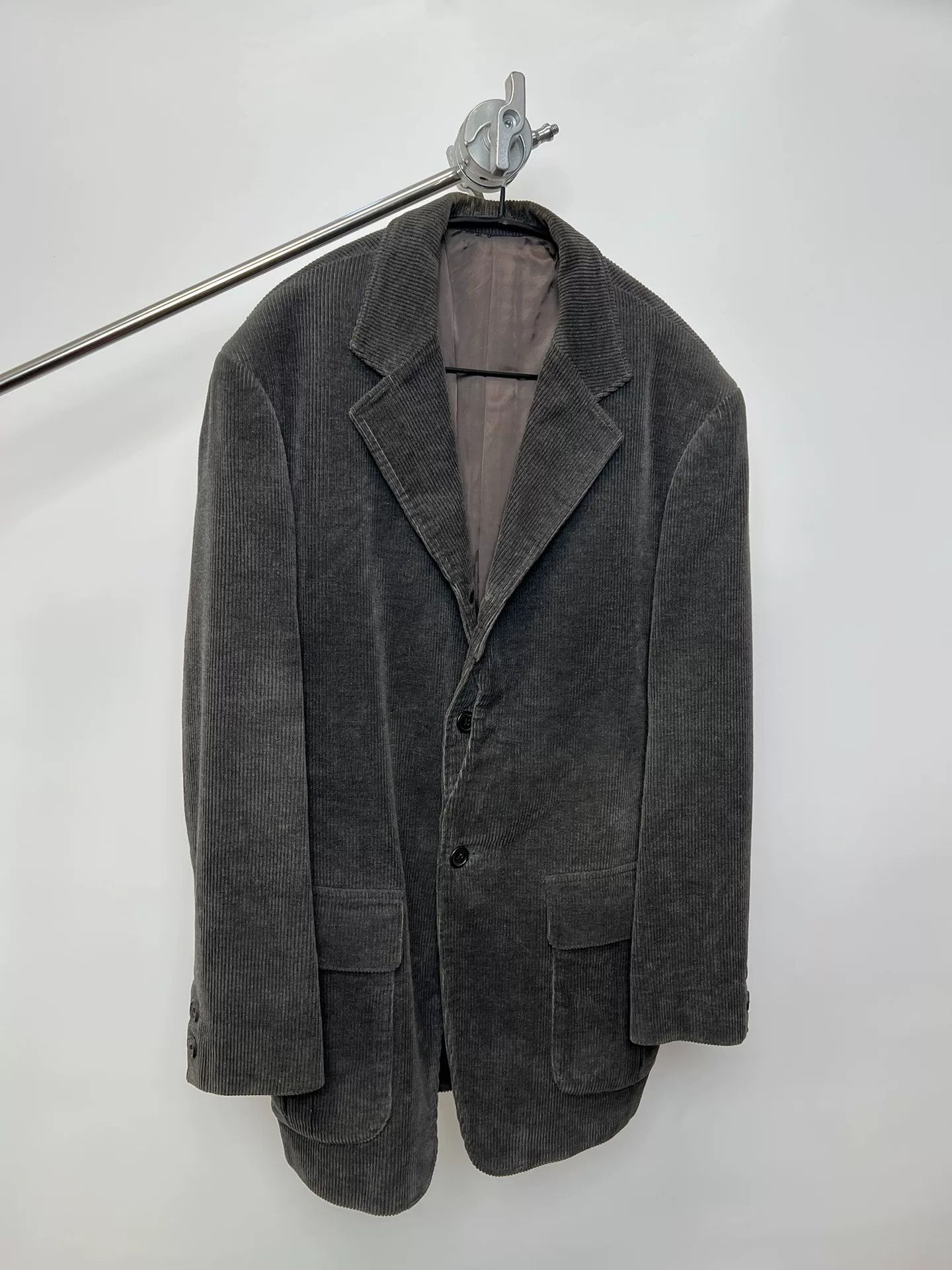 Yohji Yamamoto Yohji Yamamoto Corduroy Blazer for Men Size US M / EU 48-50 / 2 - 2 Thumbnail