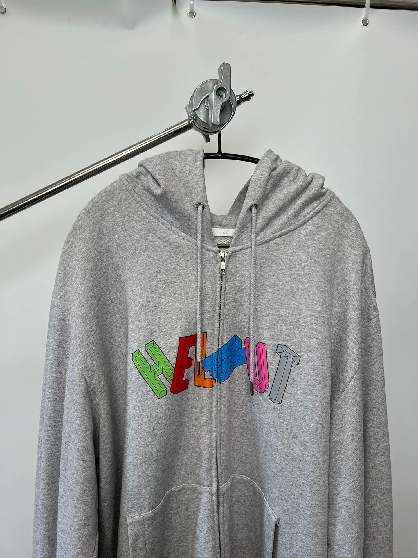 Helmut Lang Helmut Lang Colorful Print Zip Sweatshirt Size US XL / EU 56 / 4 - 3 Thumbnail