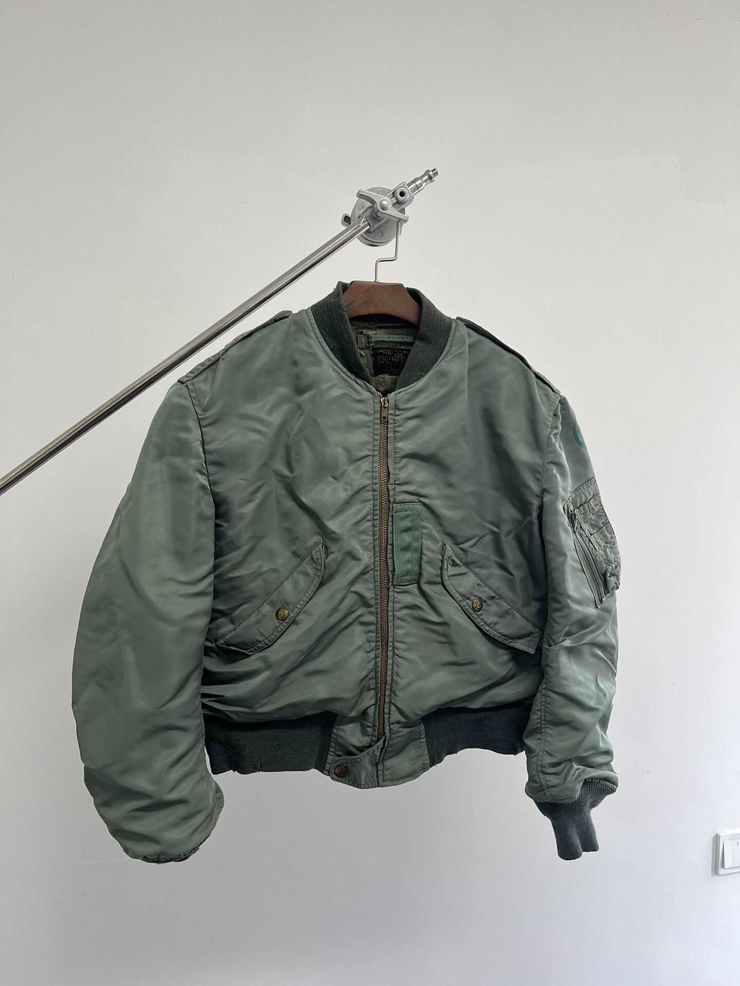 Vintage Vintage 50s Military L-2B Bomber Jacket Size US M / EU 48-50 / 2 - 2 Thumbnail