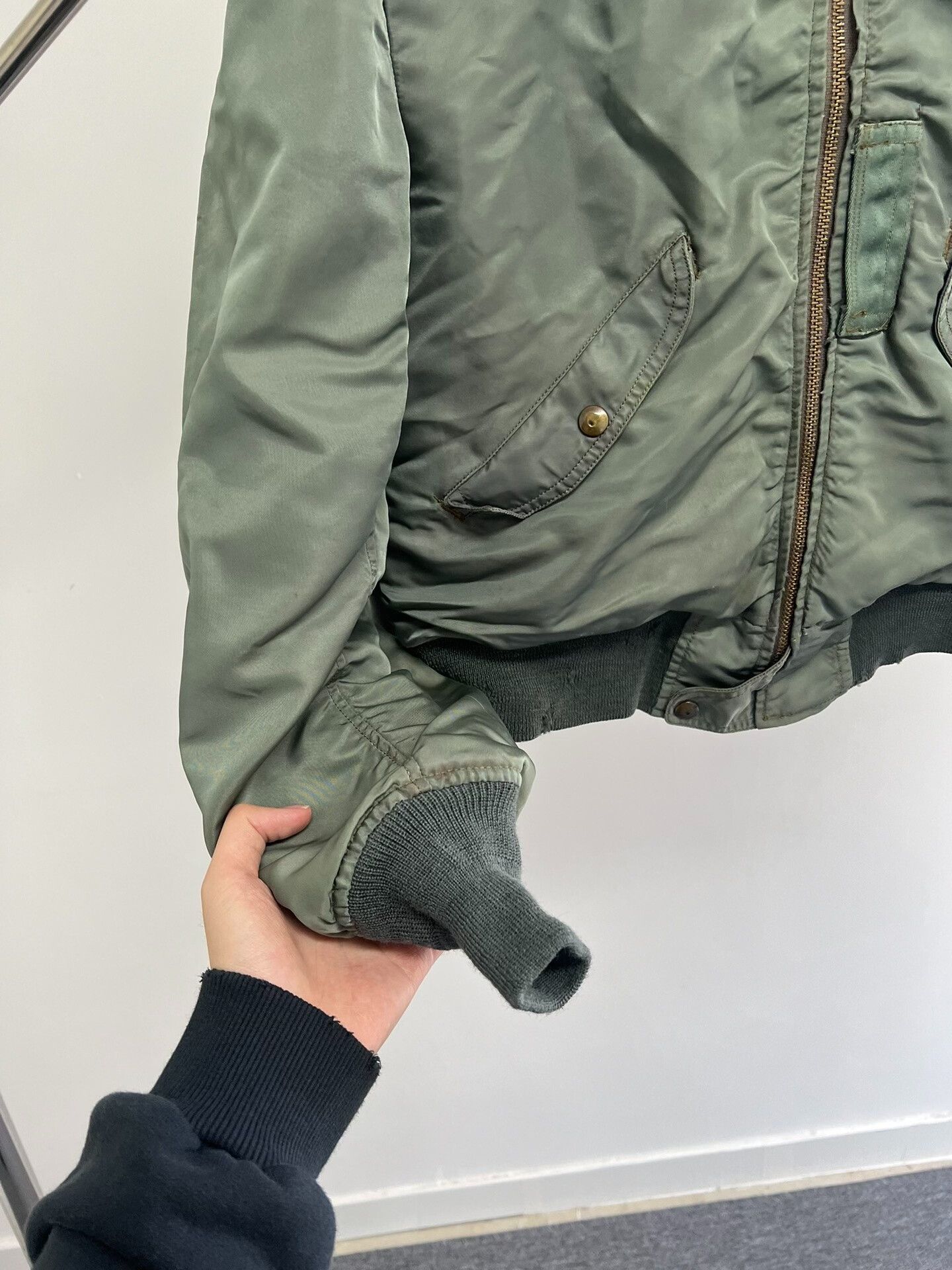 Vintage Vintage 50s Military L-2B Bomber Jacket Size US M / EU 48-50 / 2 - 9 Thumbnail