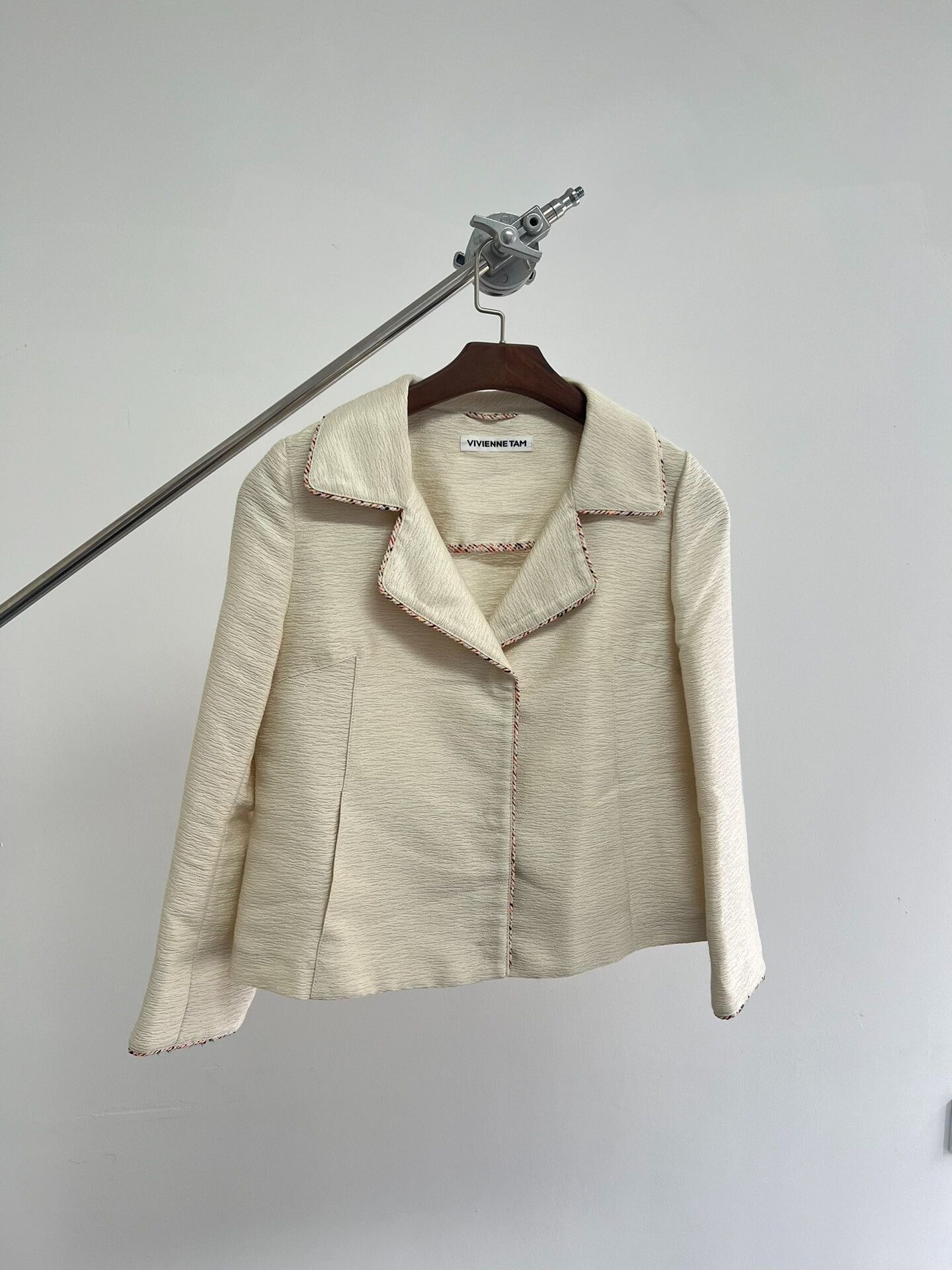 Vivienne Tam Vivienne Tam Stylish Textured Jacket Size S / US 4 / IT 40 - 2 Thumbnail