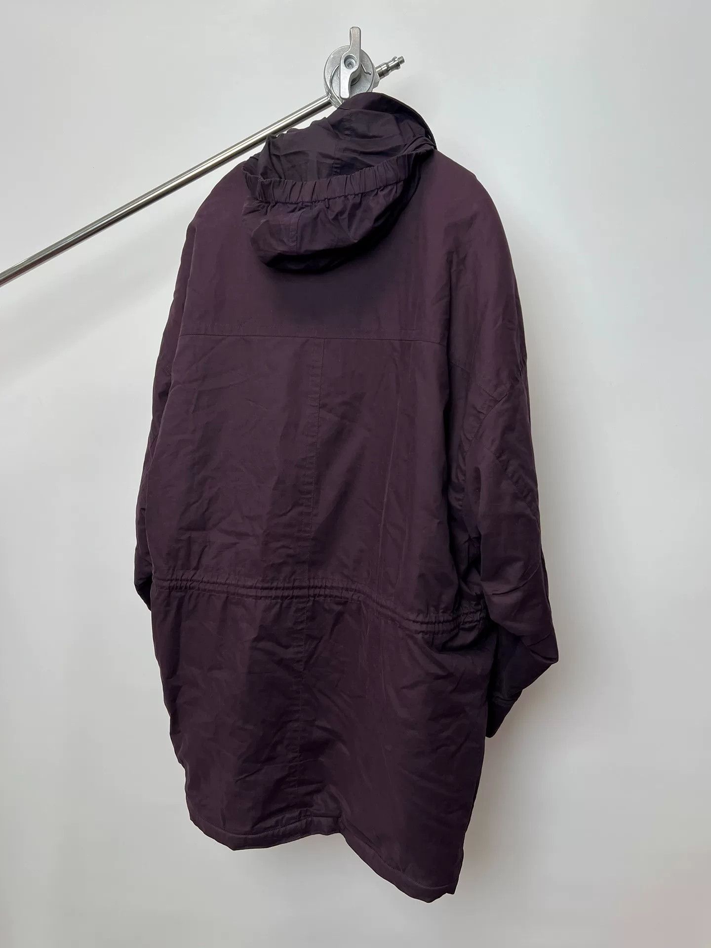 Burberry Burberry Purple Wool Lined Cotton Coat Size XL / US 12-14 / IT 48-50 - 9 Thumbnail