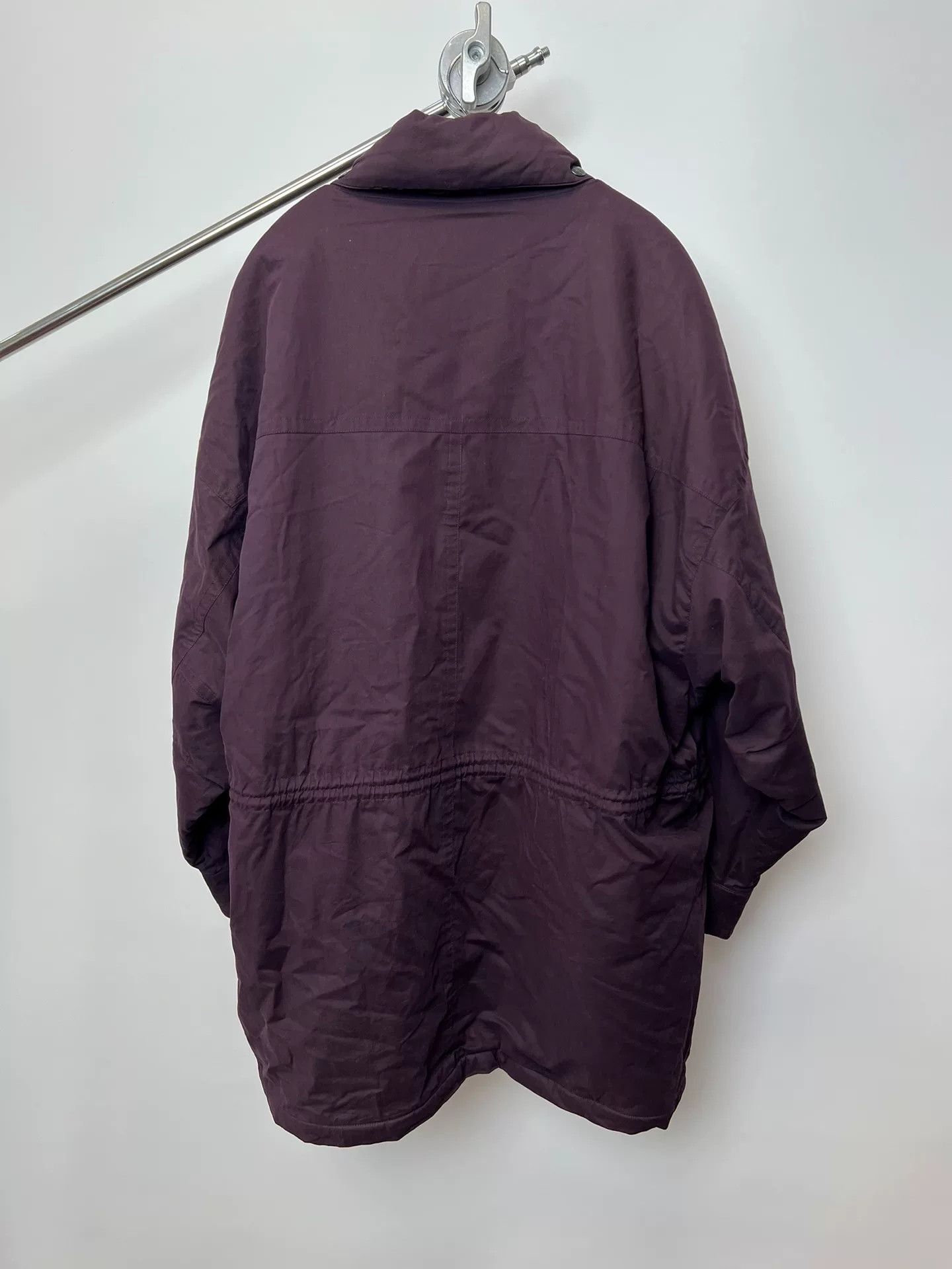 Burberry Burberry Purple Wool Lined Cotton Coat Size XL / US 12-14 / IT 48-50 - 8 Thumbnail