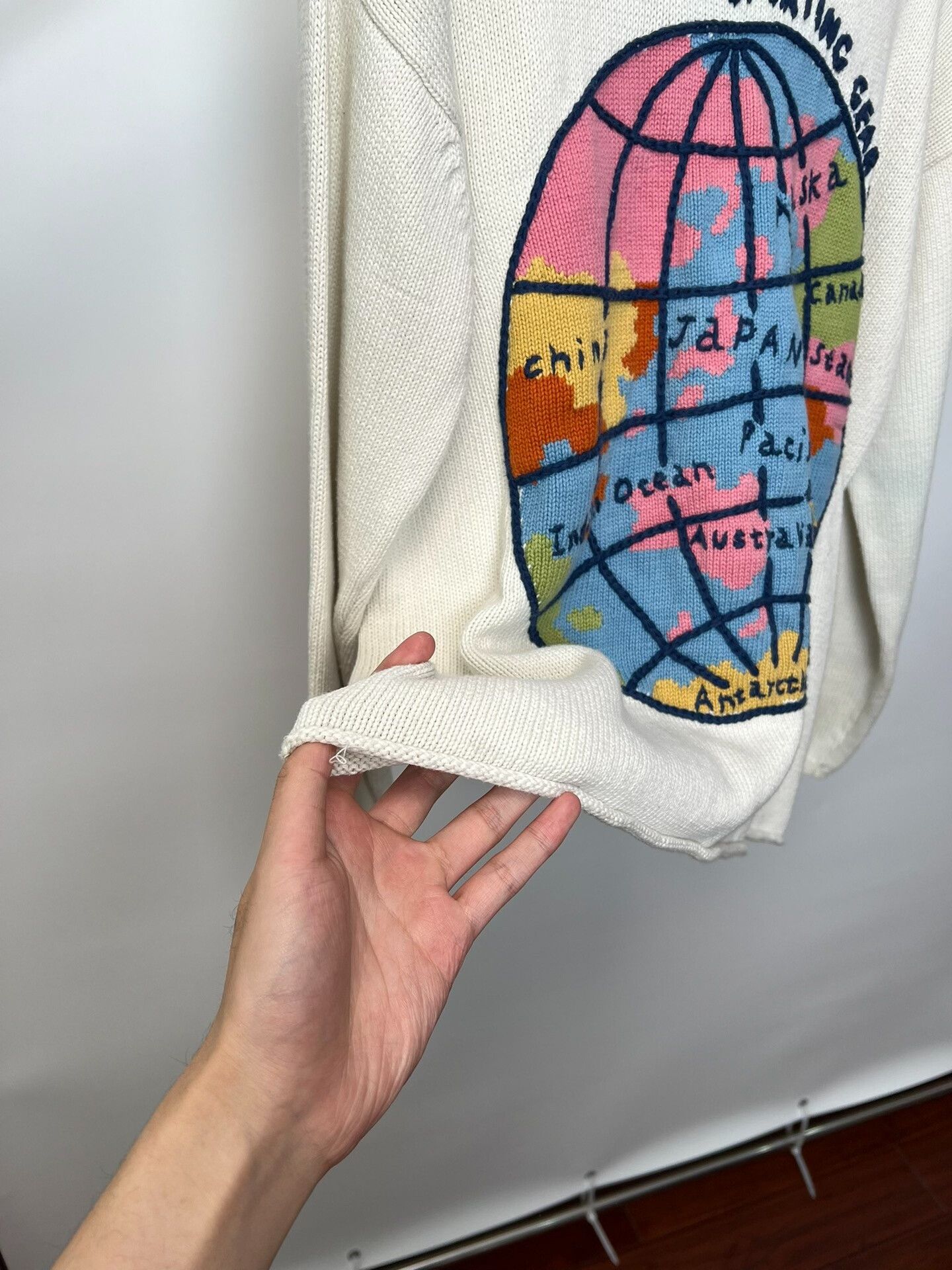 Issey Miyake Issey Miyake Vintage Boxy Sweater with Embroidery Size US M / EU 48-50 / 2 - 5 Thumbnail